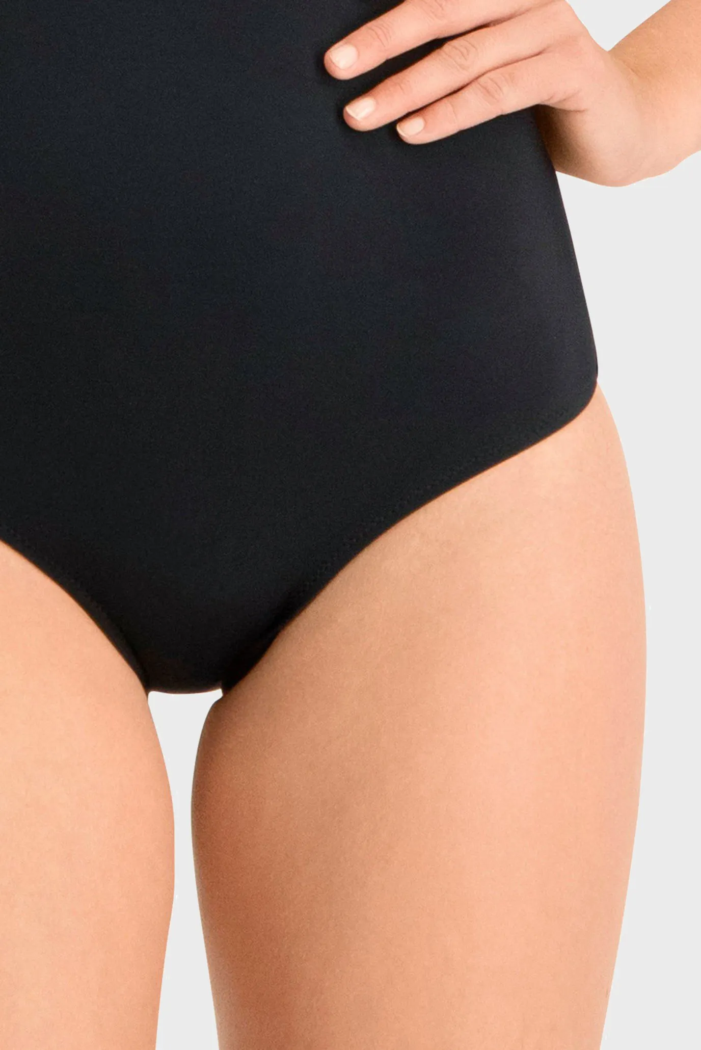 Жіночий чорний купальник Swim Women’s V-Neck Cross-back Swimsuit 7