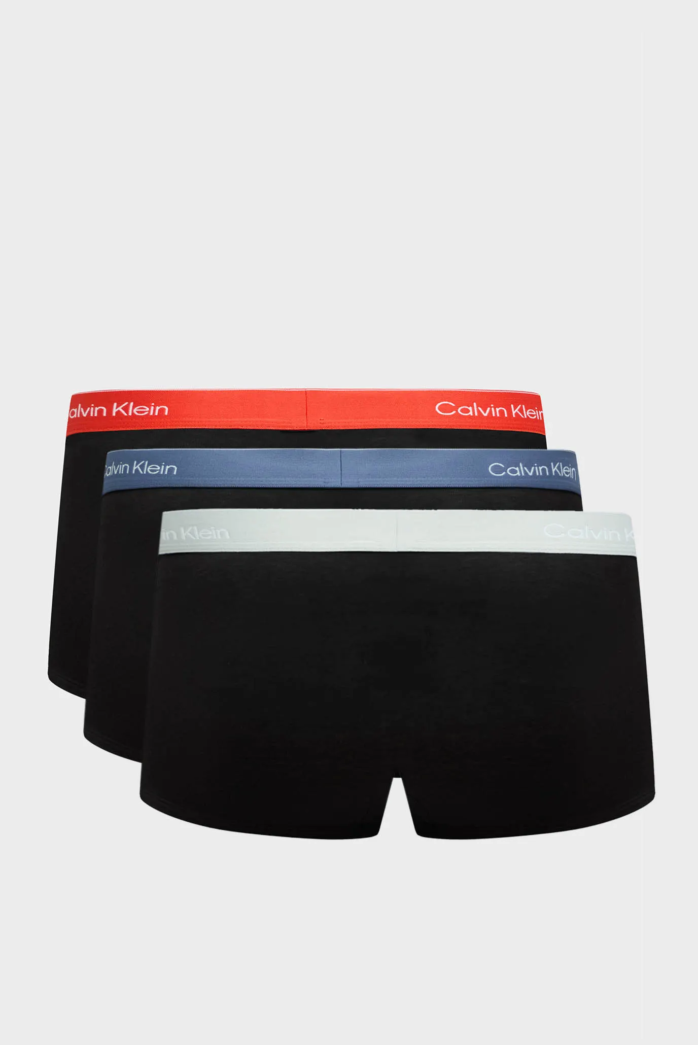 Мужские черные боксеры (3 шт) LOW RISE TRUNK 7