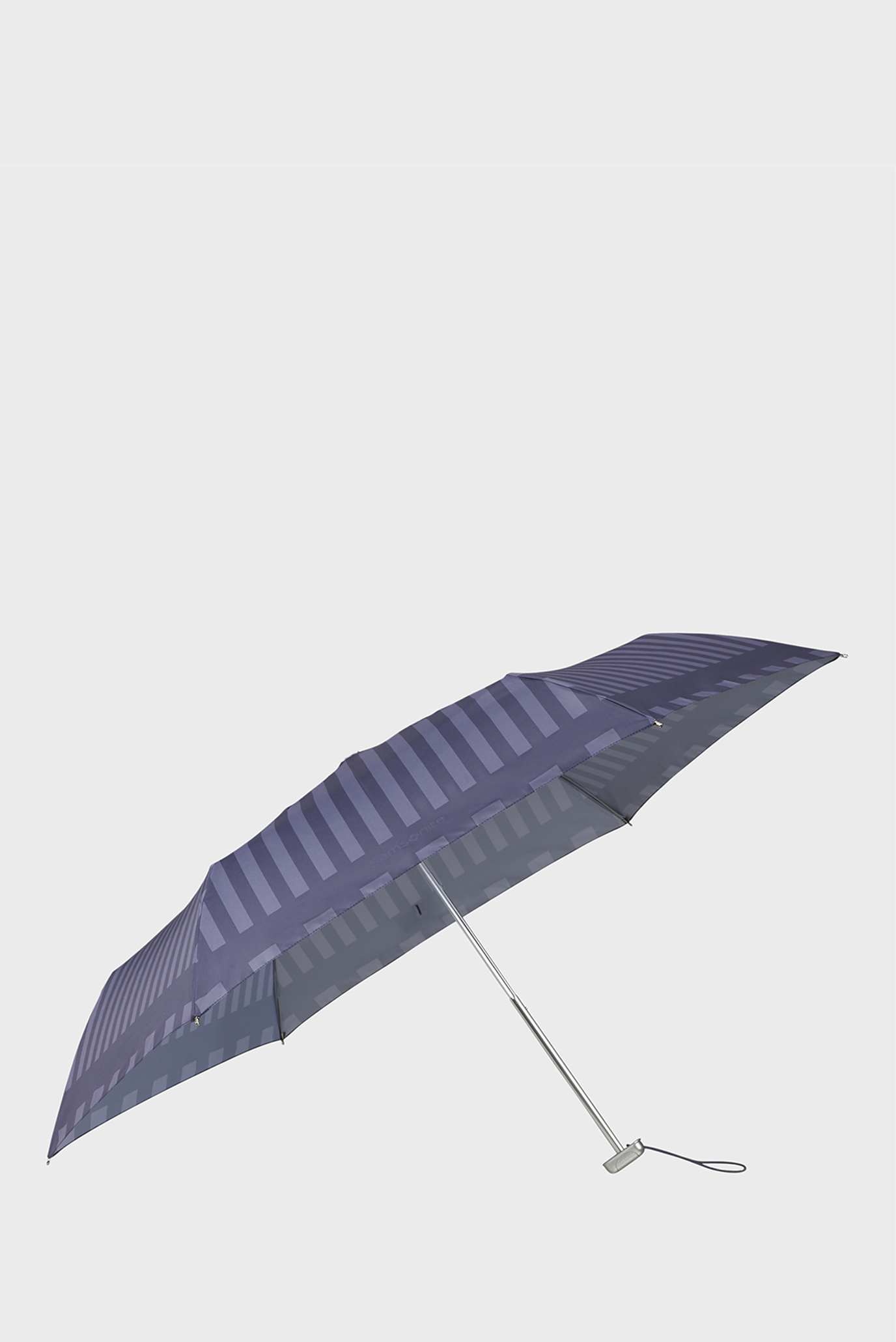 Жіноча фіолетова парасолька у смужку ALU DROP S 1