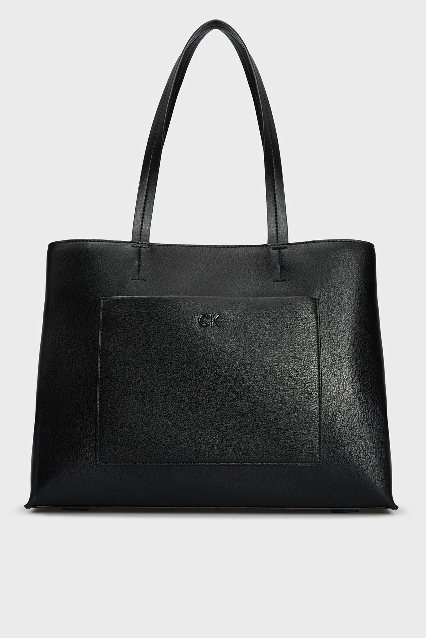 Жіноча чорна сумка CK DAILY MEDIUM TOTE PEBBLE 1