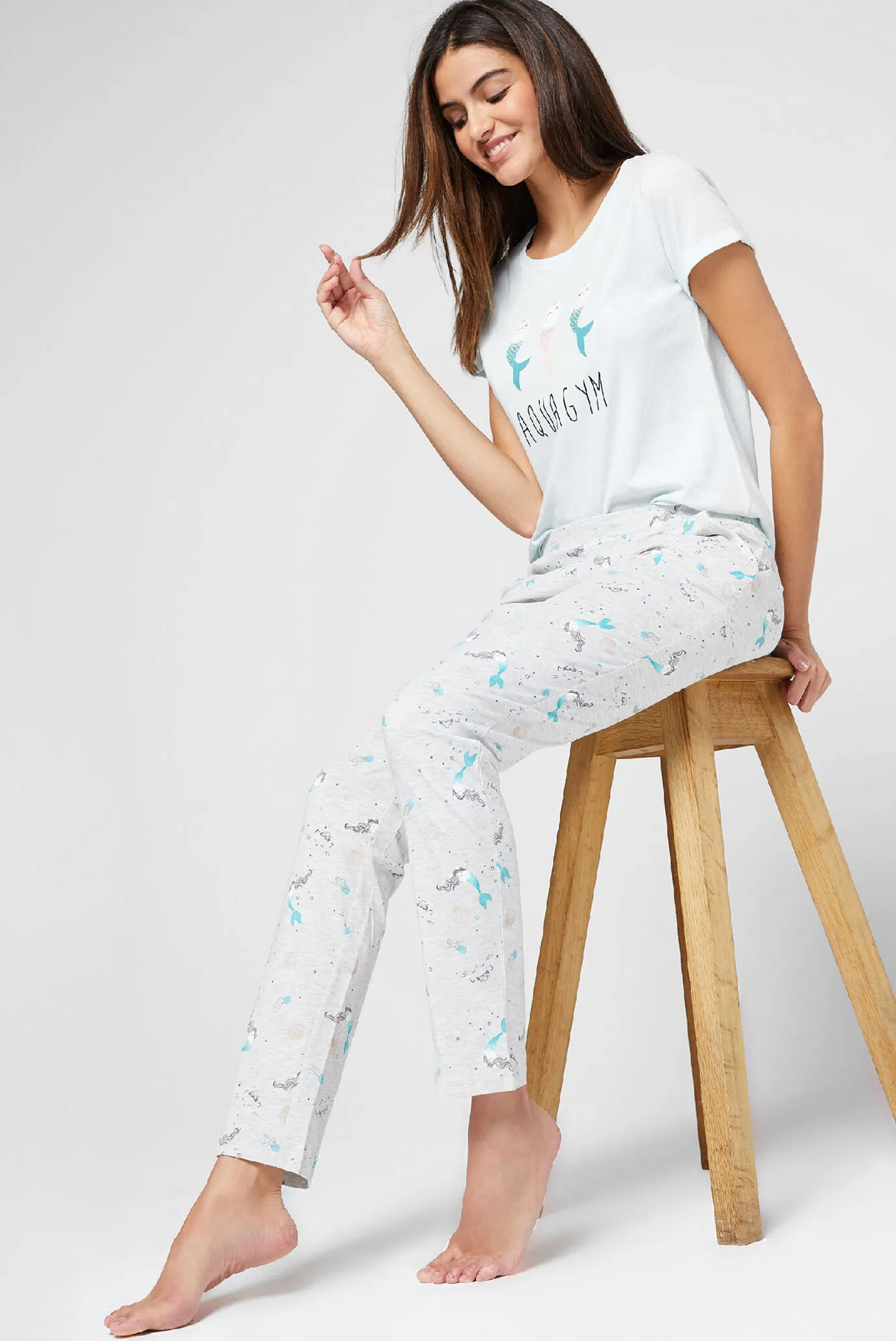 Женские серые брюки MIRTILLE 2