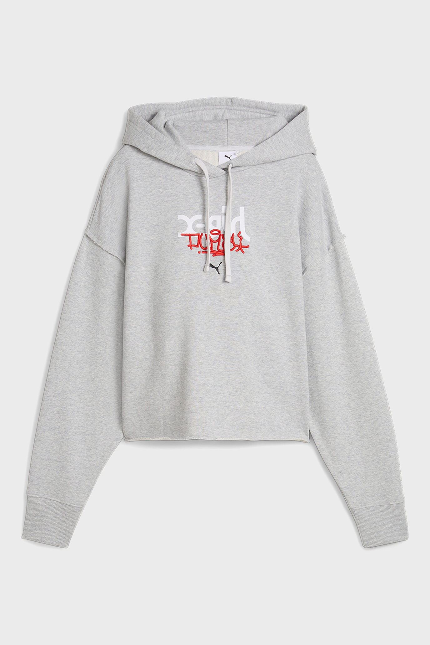 Женское серое худи PUMA x X-GIRL Hoodie 1