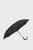 Чорна парасолька WOOD CLASSIC S