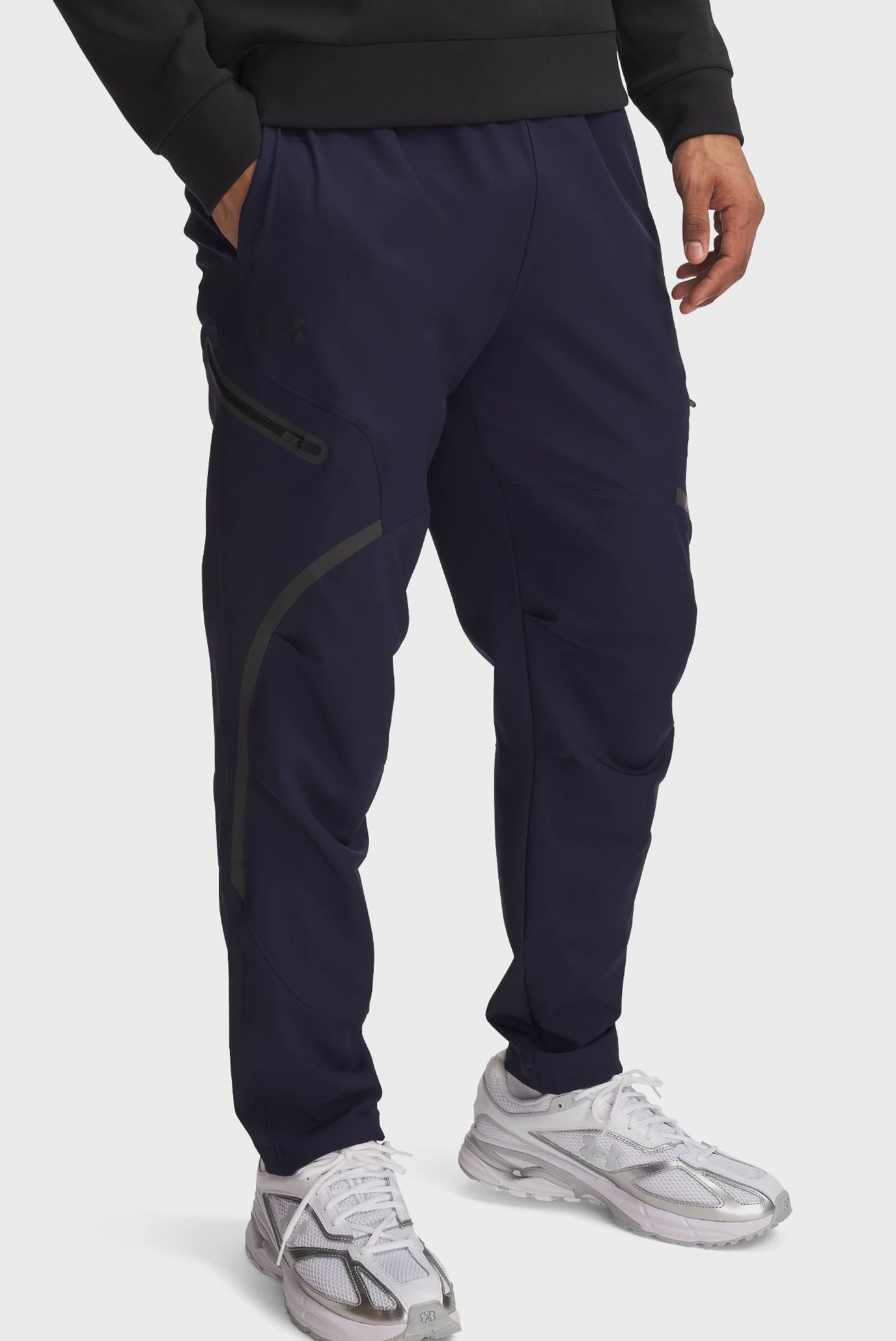 Мужские темно-синие спортивные брюки UA Unstoppable Cargo Pant Синий XL Under Armour 1390256-410 Мужские темно-синие спортивные брюки UA Unstoppable Cargo Pant Синий XL Under Armour 1390256-410