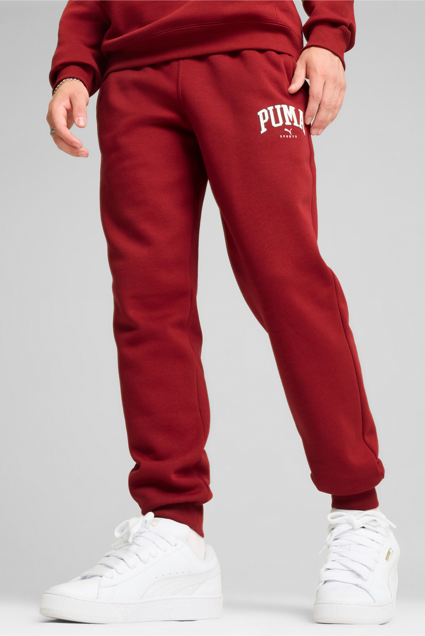 Чоловічі червоні спортивні штани PUMA SQUAD Sweatpants Men 1