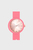 Женские розовые часы O clock Great