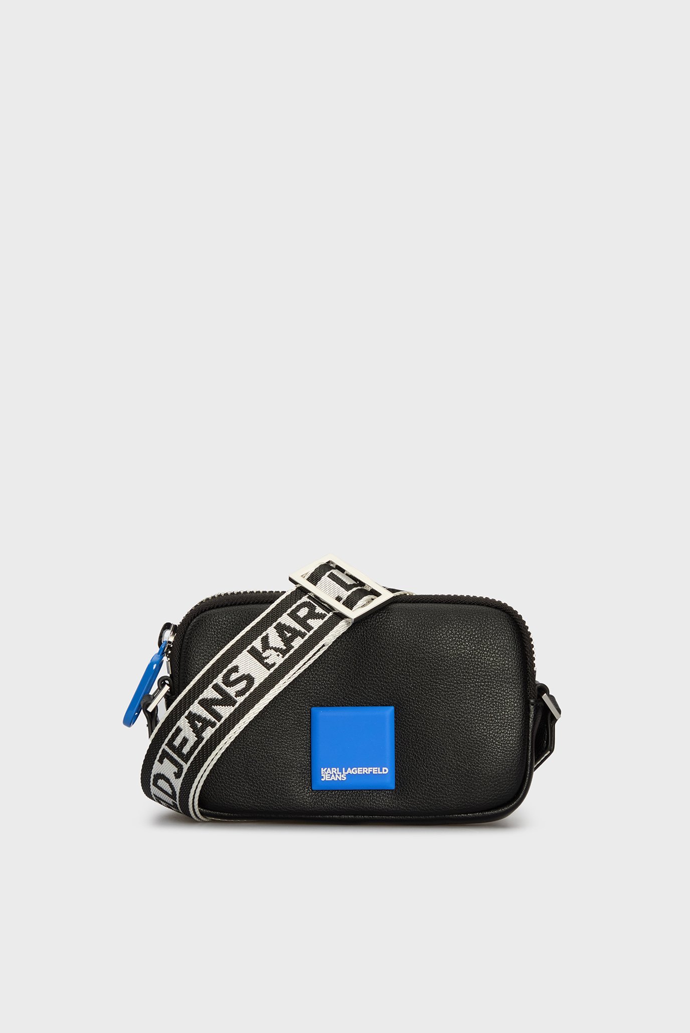 Женская черная сумка box logo mini crossbody 1