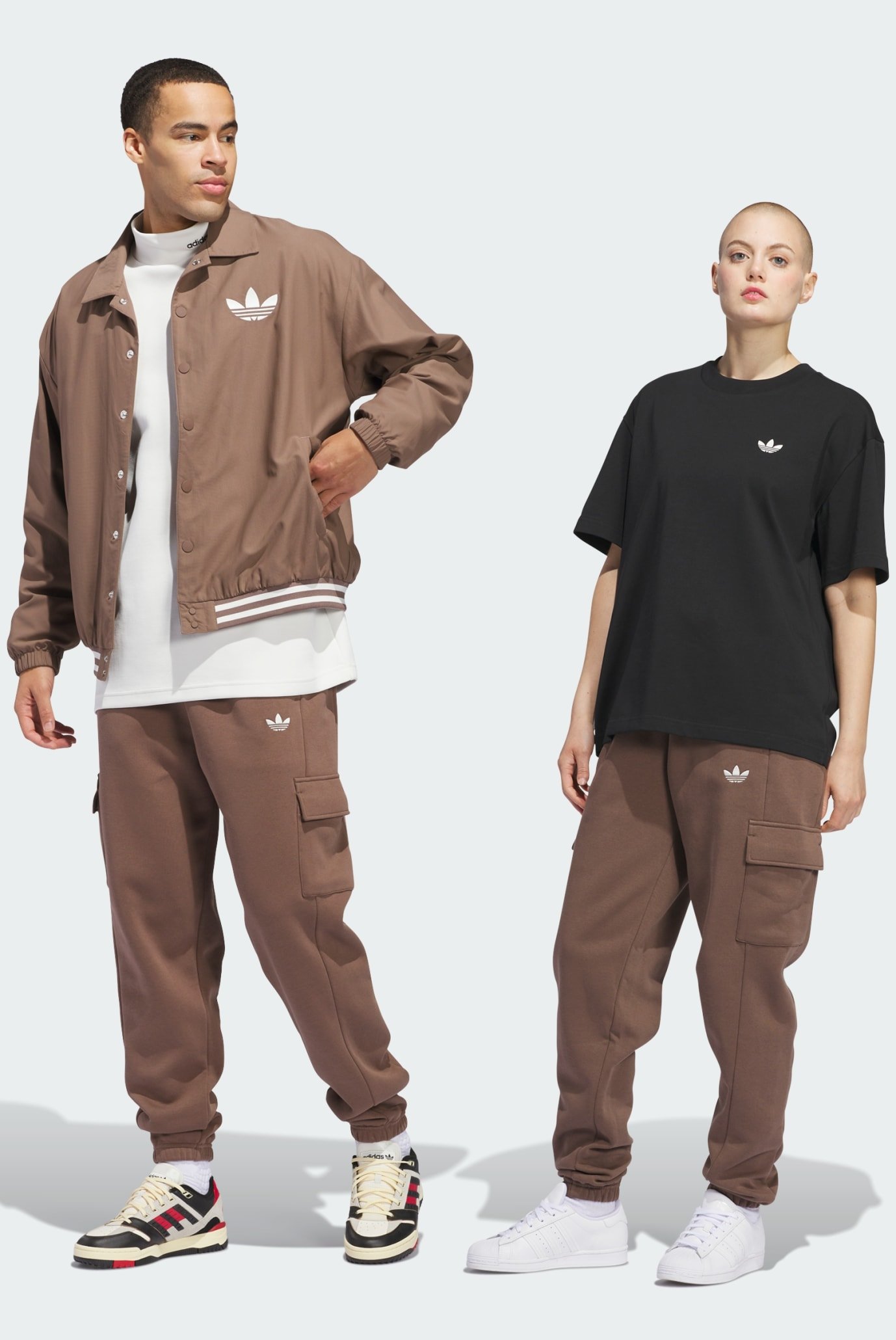 Коричневые спортивные брюки Basketball Cargo Sweat (унисекс) 1