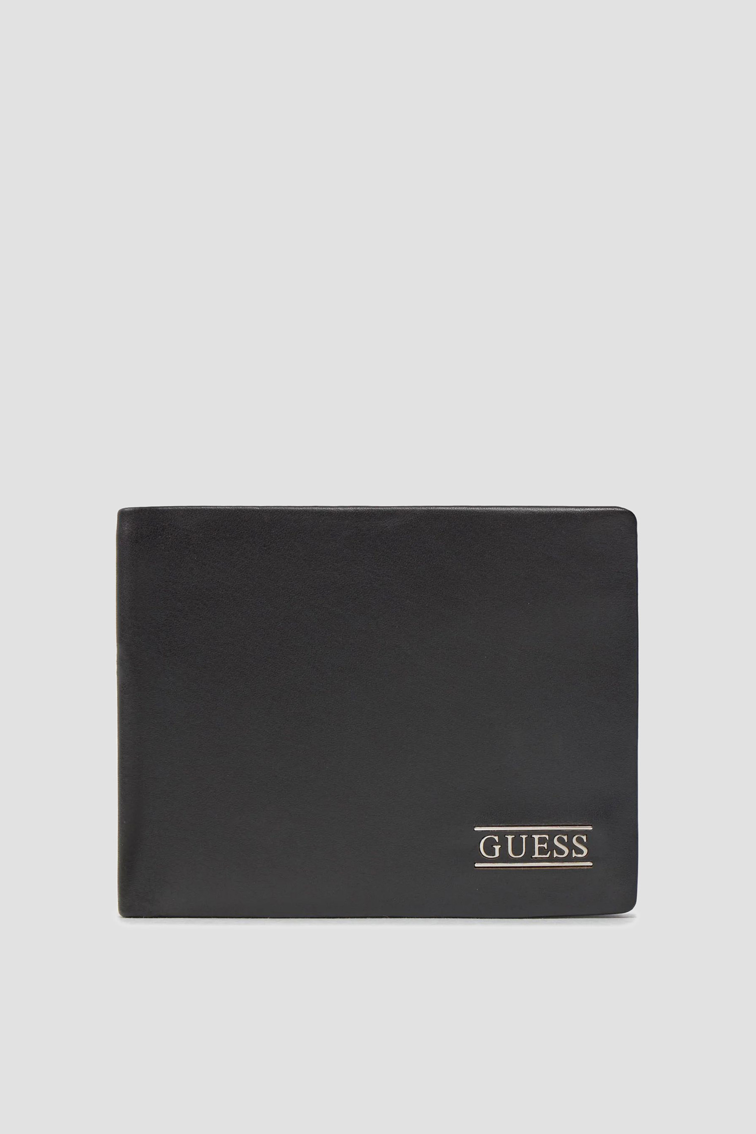 Мужской черный кожаный кошелек Черный ONESIZE Guess SMNEBR.LEA20;BLA Мужской черный кожаный кошелек Черный ONESIZE Guess SMNEBR.LEA20;BLA