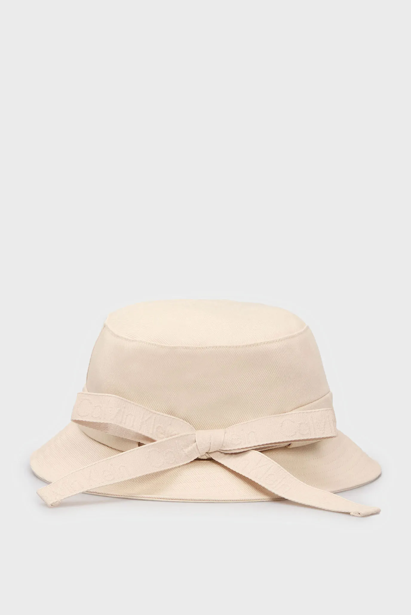 Женская бежевая панама BACK TIE COTTON TWILL BUCKET 2
