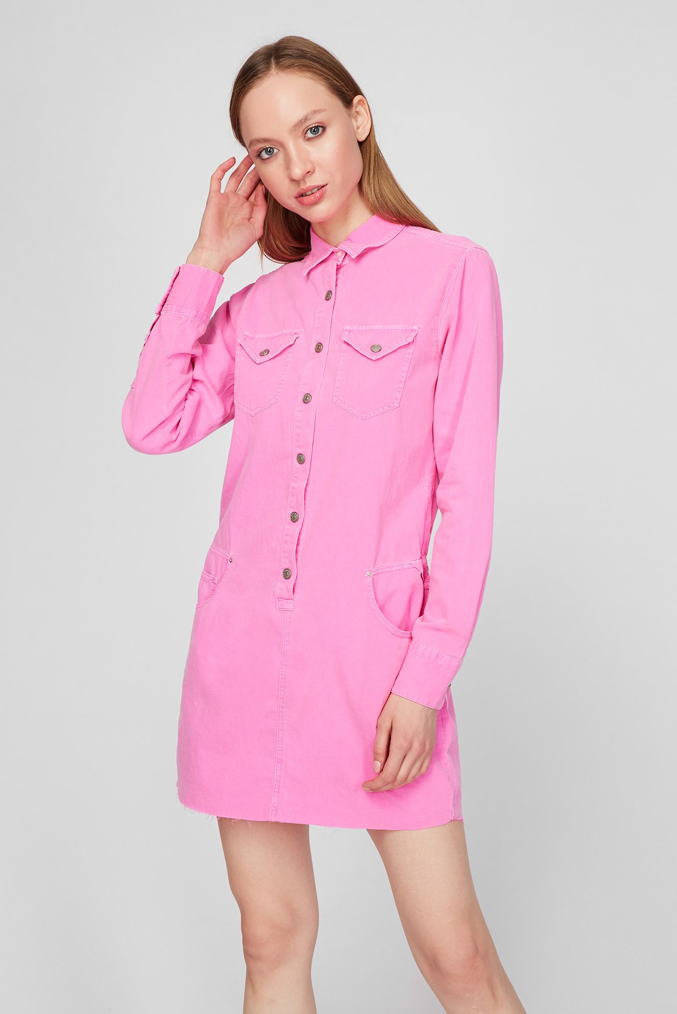 Женское розовое джинсовое платье Replay W9644A.000.84004G — MD-Fashion