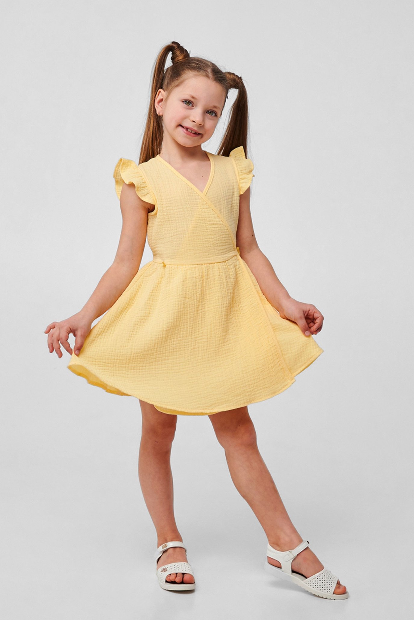 Дитяча жовта сукня 1
