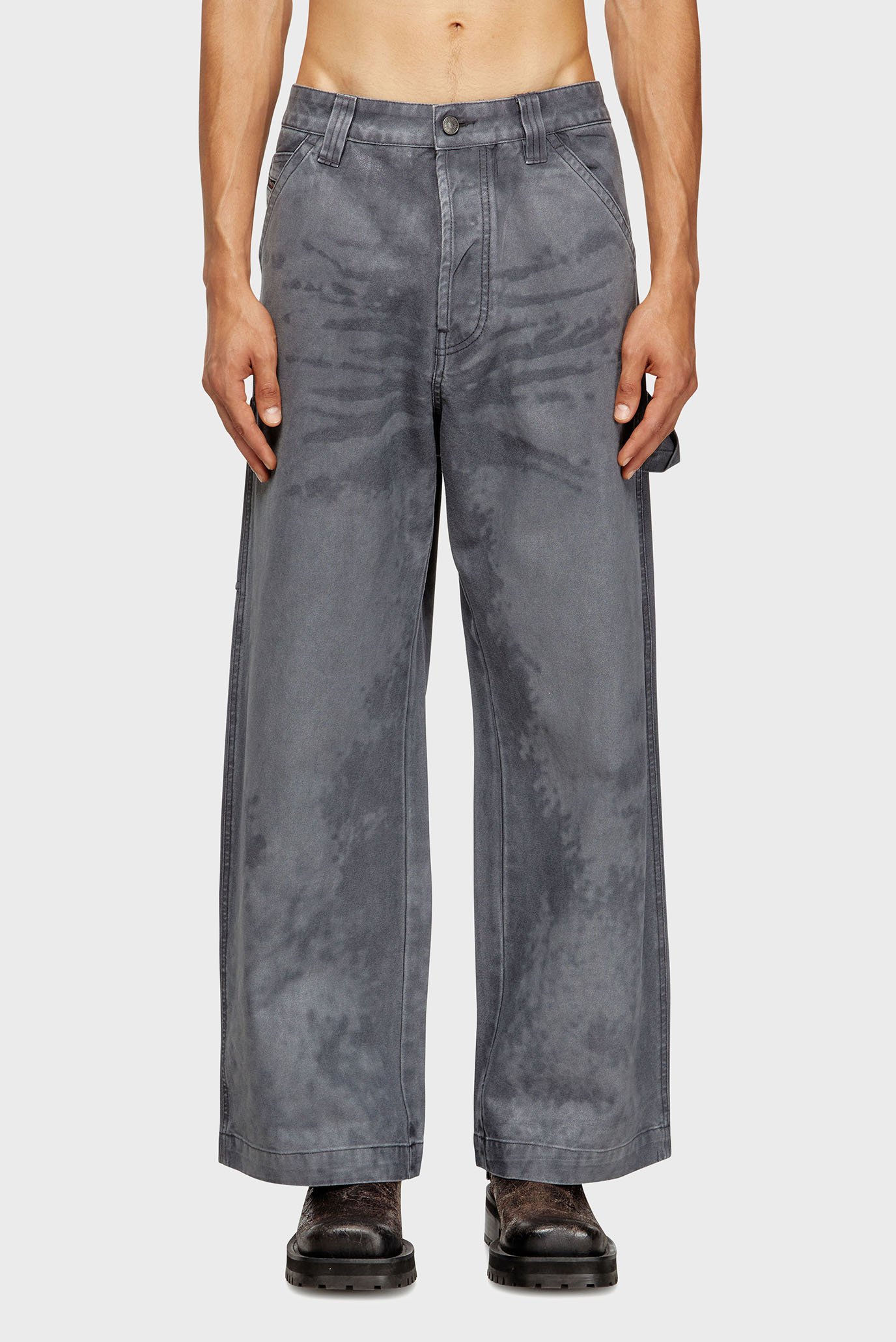 Мужские серые брюки P-LIVERY-A Серый 46 Diesel A18591 0PLBI