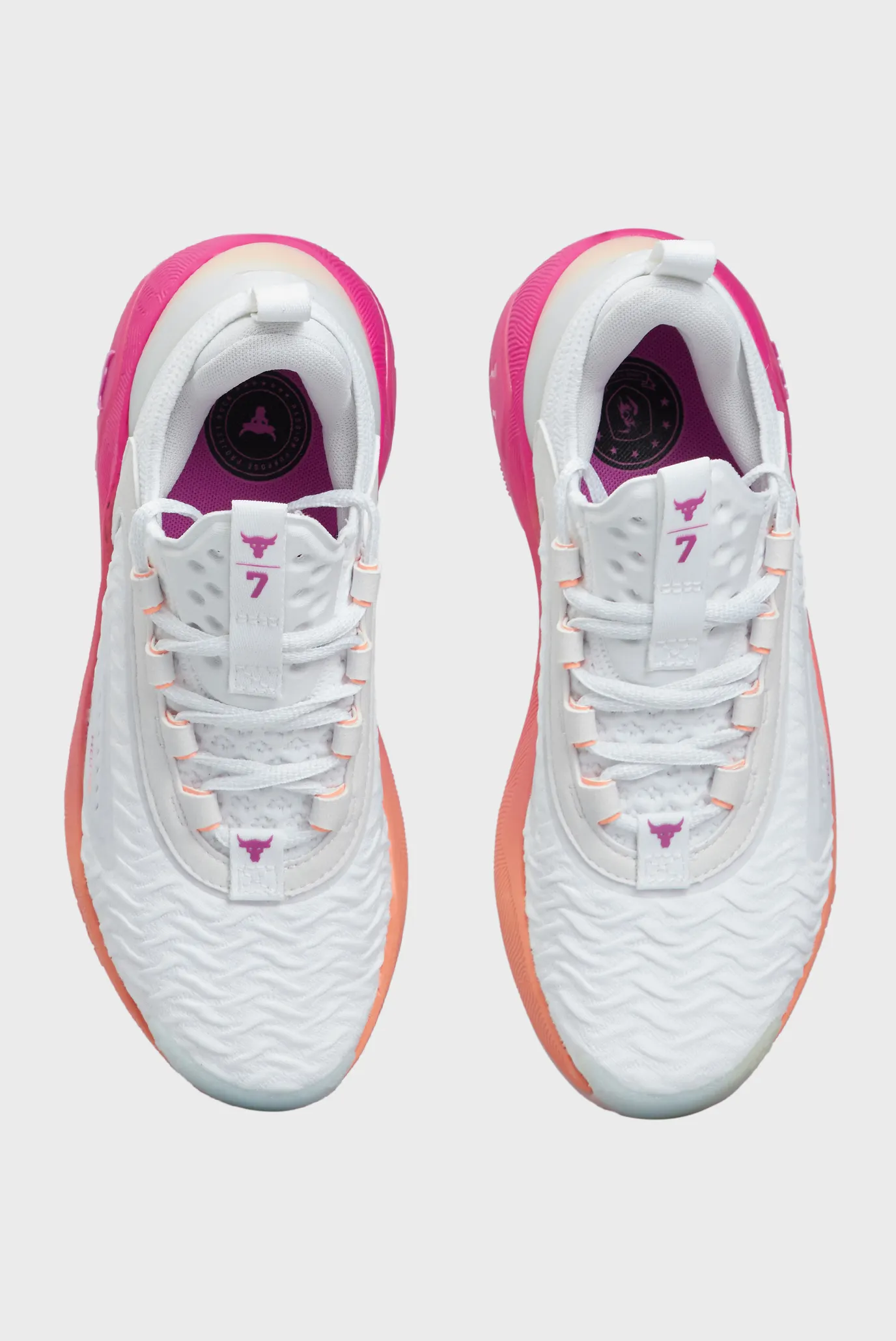 Жіночі білі кросівки UA W Project Rock 7 4