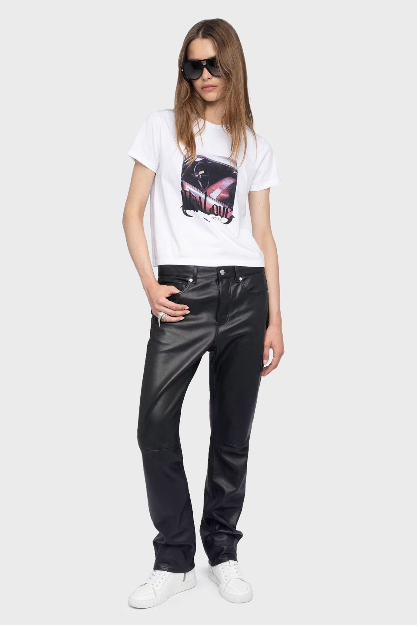 Женская белая футболка Alys Белый M ZADIG&VOLTAIRE JWTS02822_WHITE Женская белая футболка Alys Белый M ZADIG&VOLTAIRE JWTS02822_WHITE
