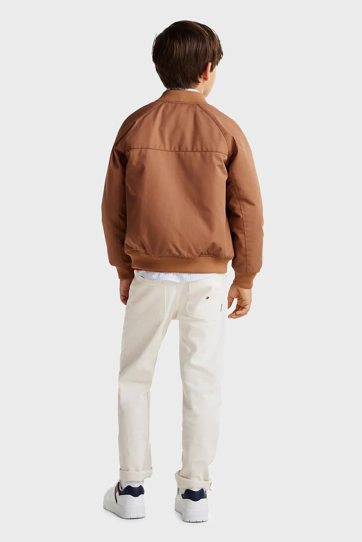 Дитячий коричневий бомбер TWILL BOMBER JACKET 3