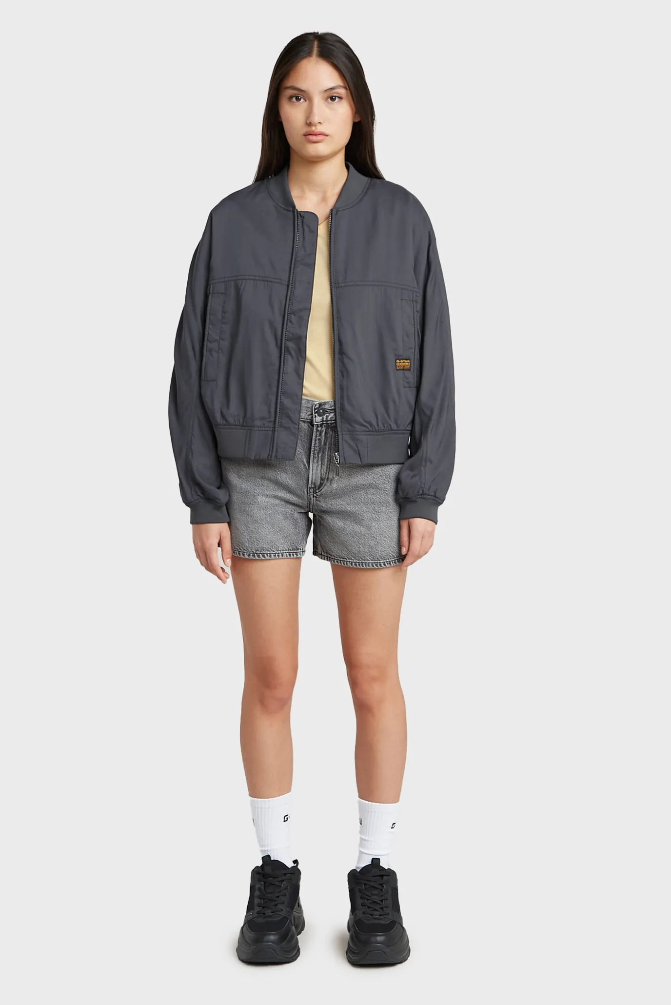 Женский темно-серый бомбер Summer 2