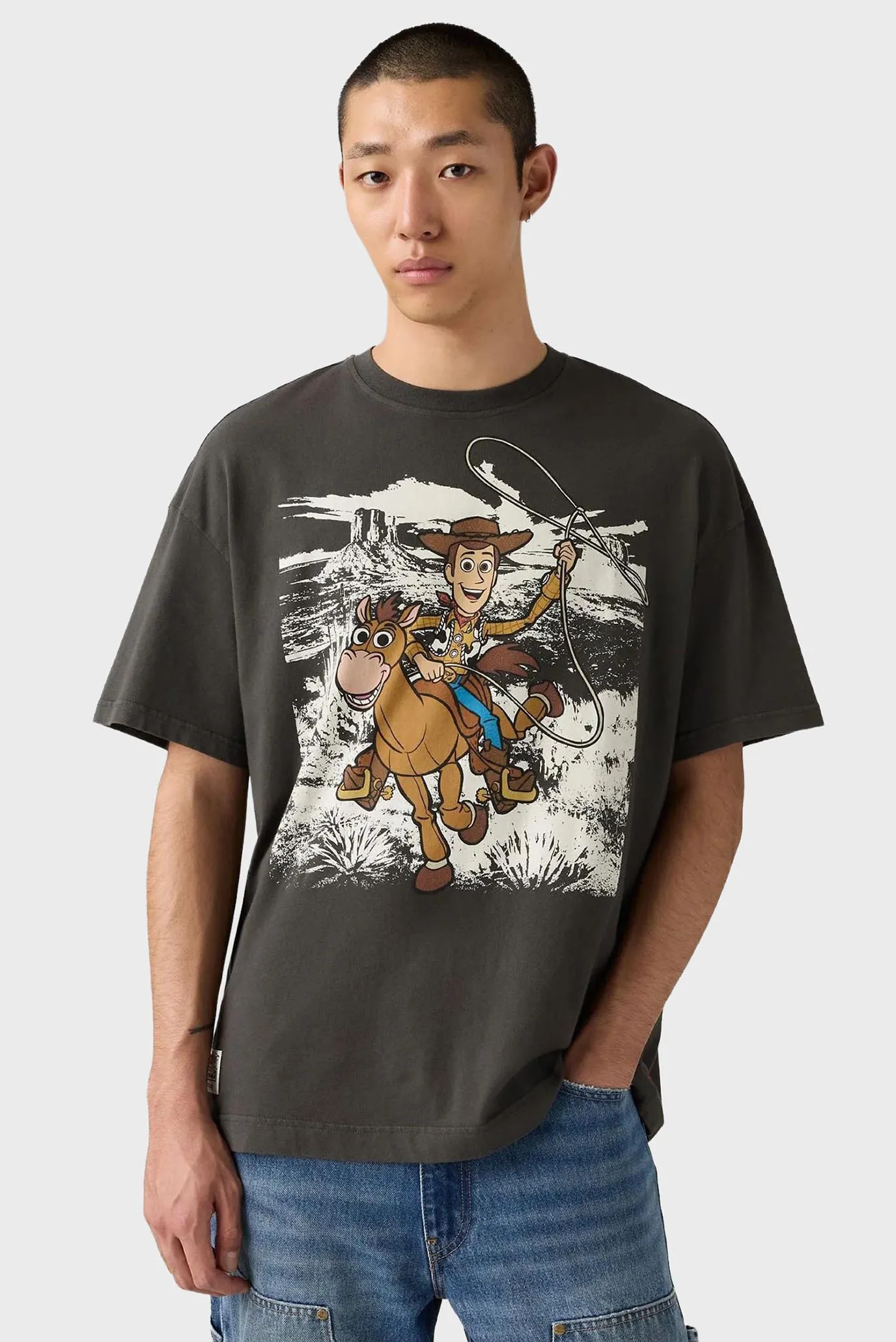 Мужская темно-серая футболка Levi's® x Toy Story 1