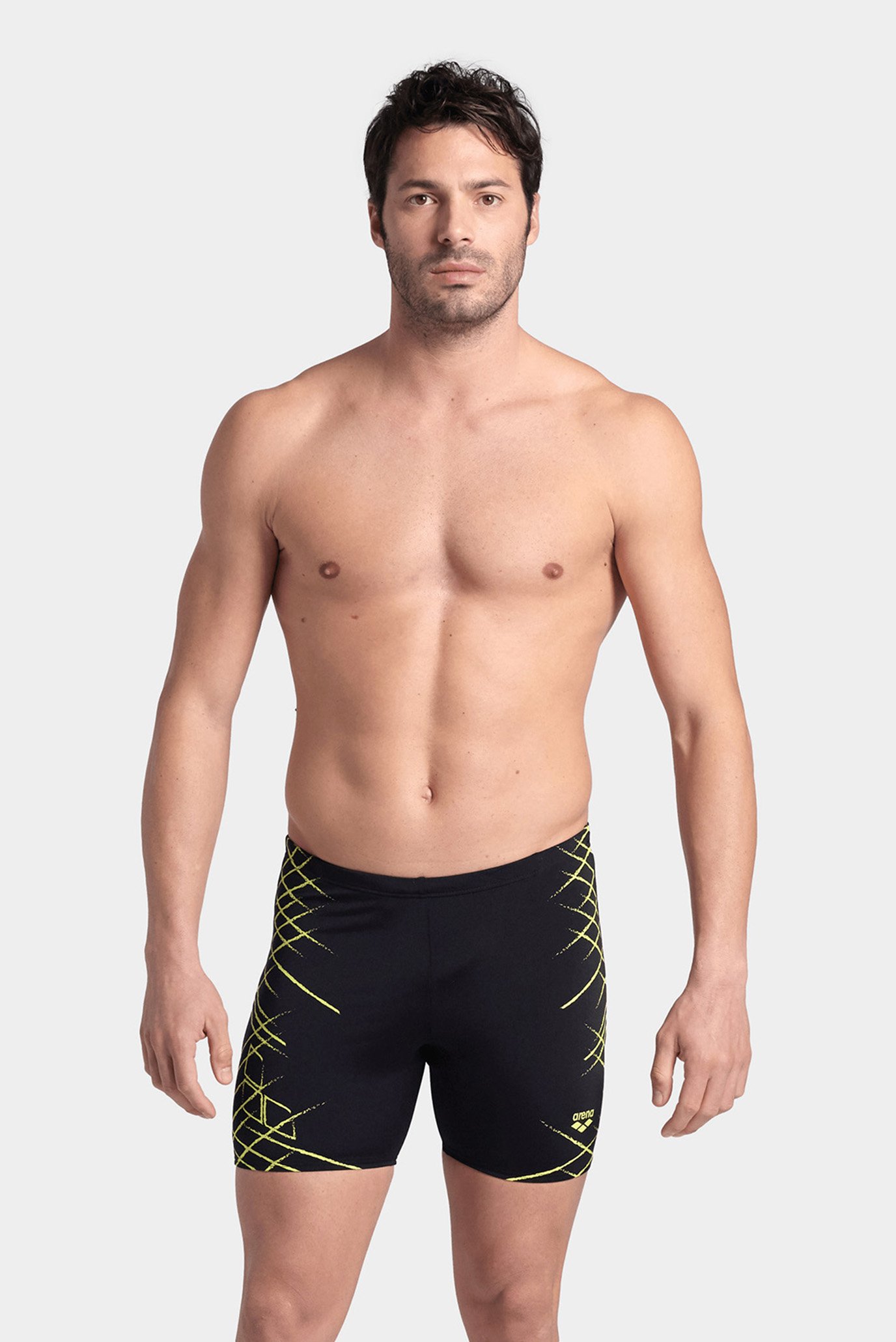 Чоловічі чорні плавки STRAIGHT LINES SWIM MID JAMMER 1