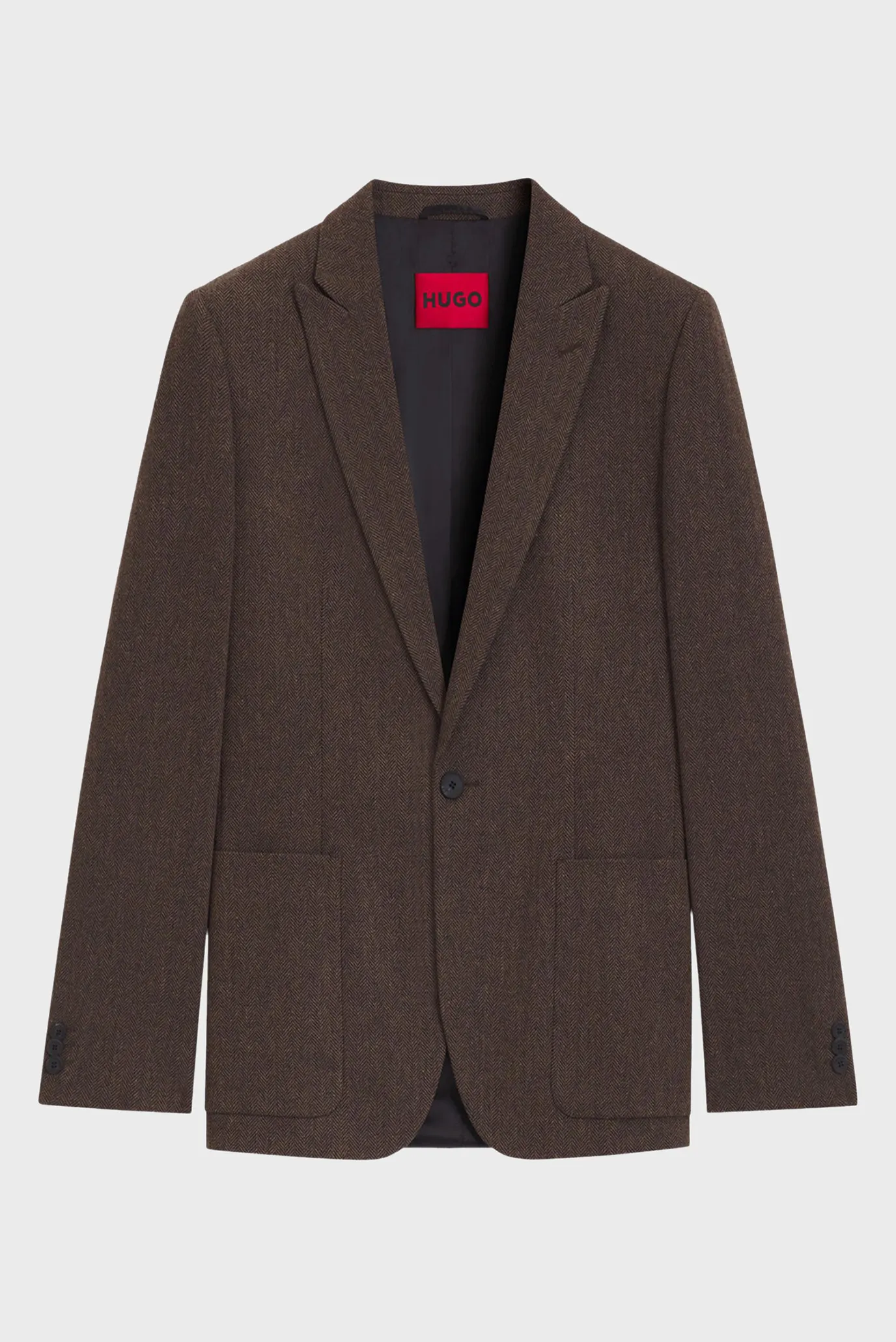 Мужской коричневый блейзер 5