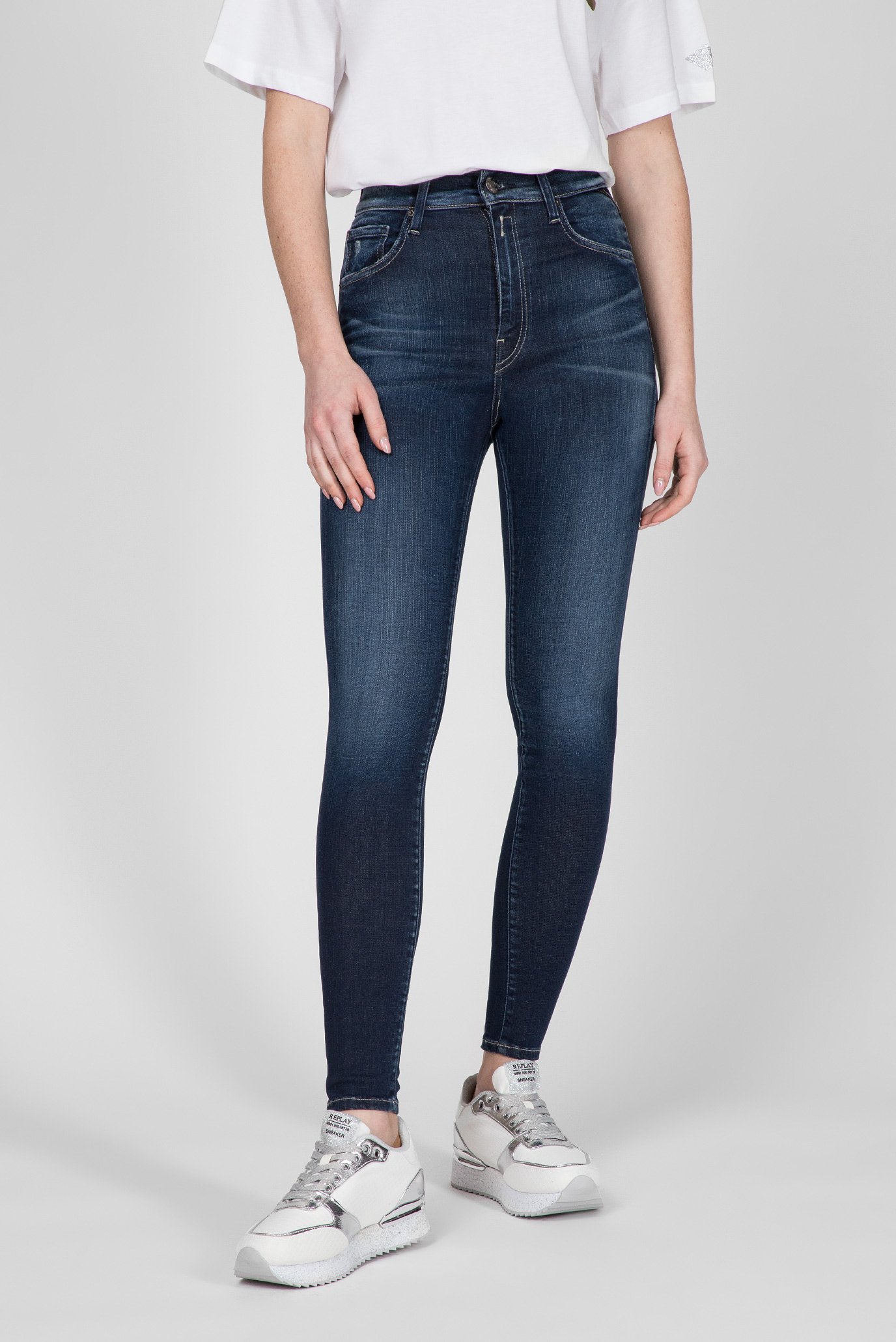 Женские темно-синие джинсы LEYLA 1