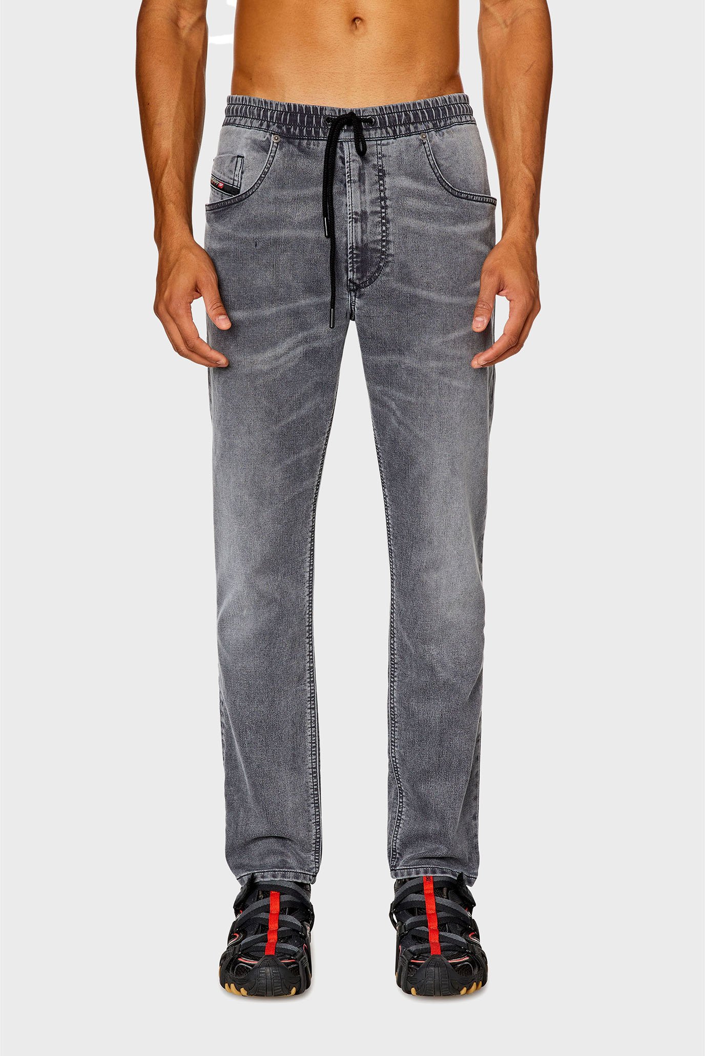 Мужские серые джинсы 2030 D-KROOLEY JOGG Sweat jeans 1