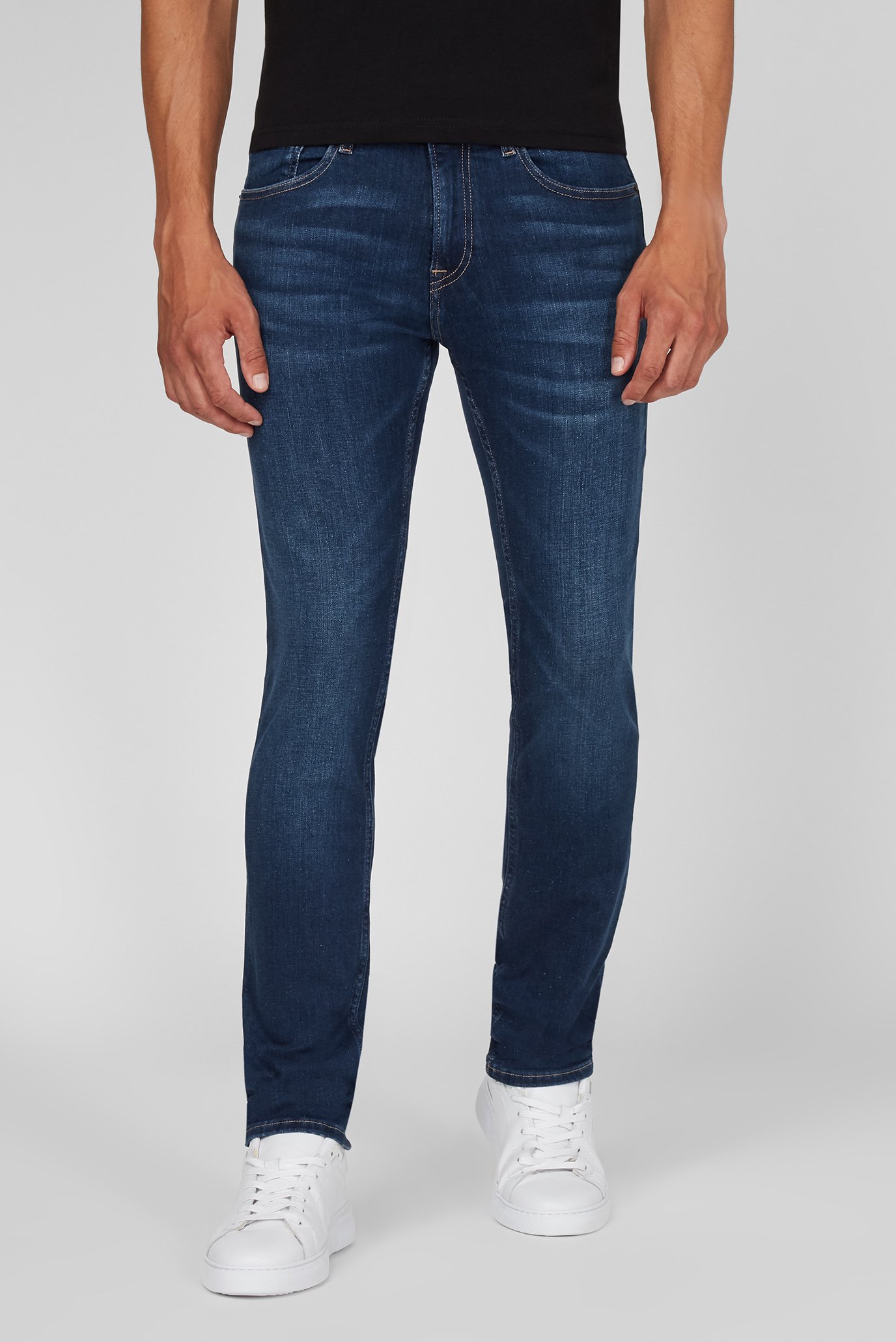 Чоловічі сині джинси SCANTON SLIM AE154 DBS 1