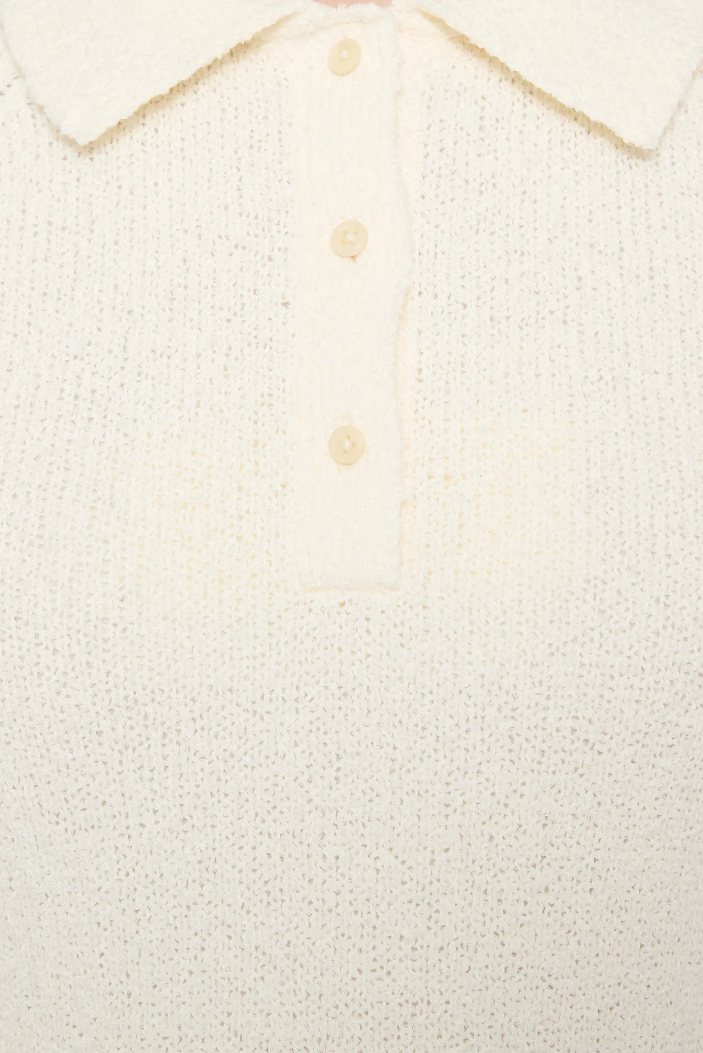 Женское белое поло Summer Boucle 6