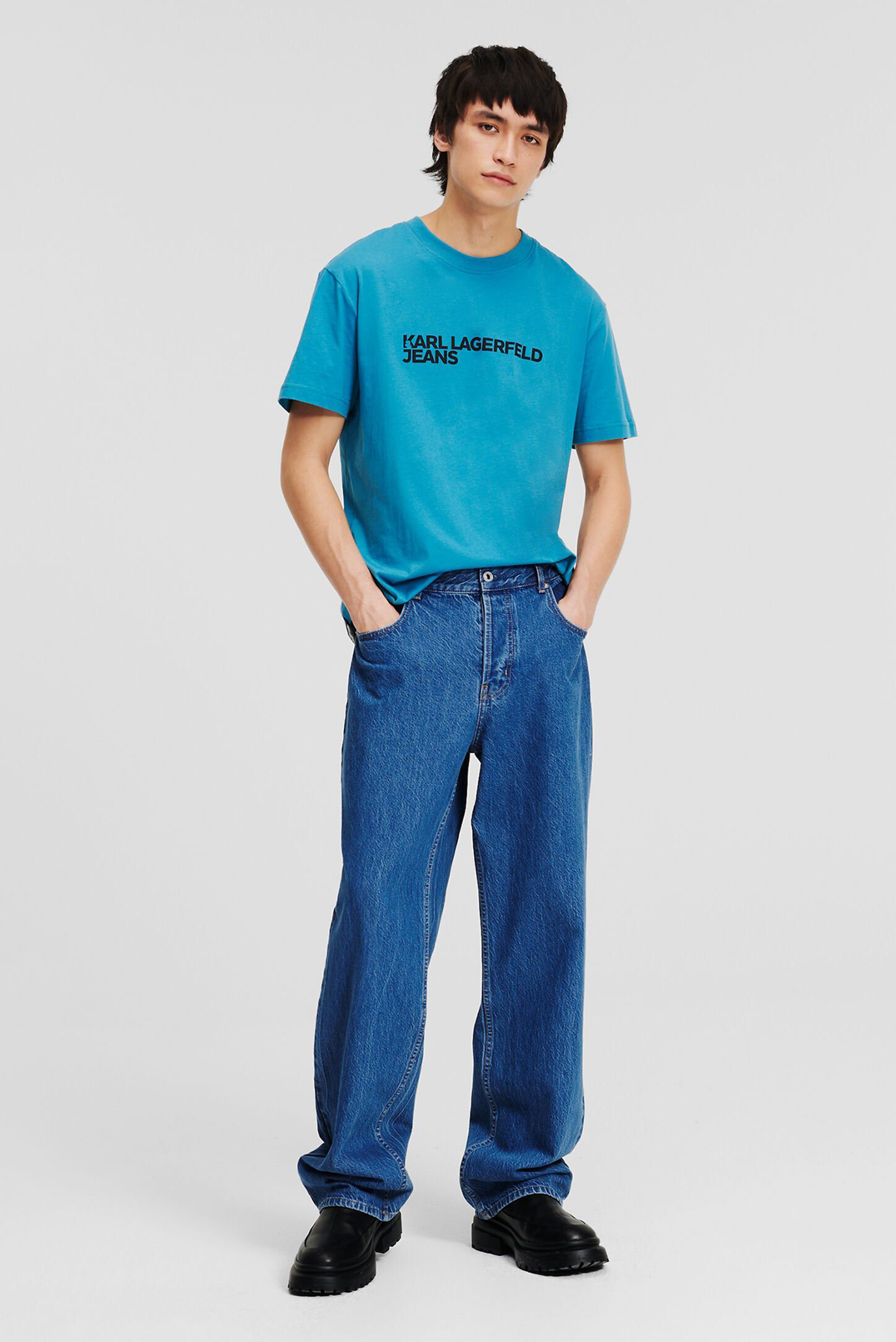 Чоловічі сині джинси KLJ RELAXED DENIM 1