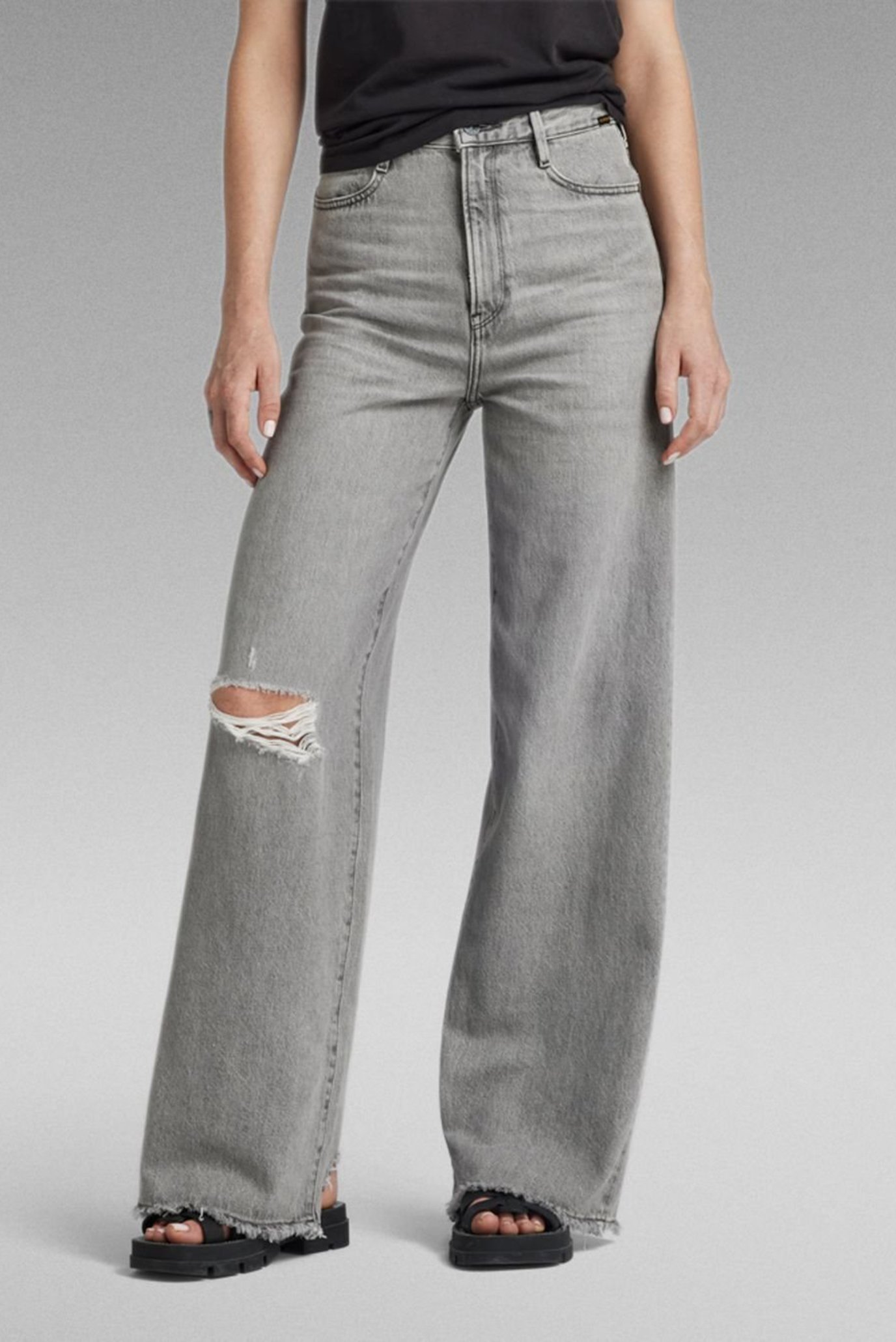 Женские серые джинсы Deck 2.0 High Loose 1