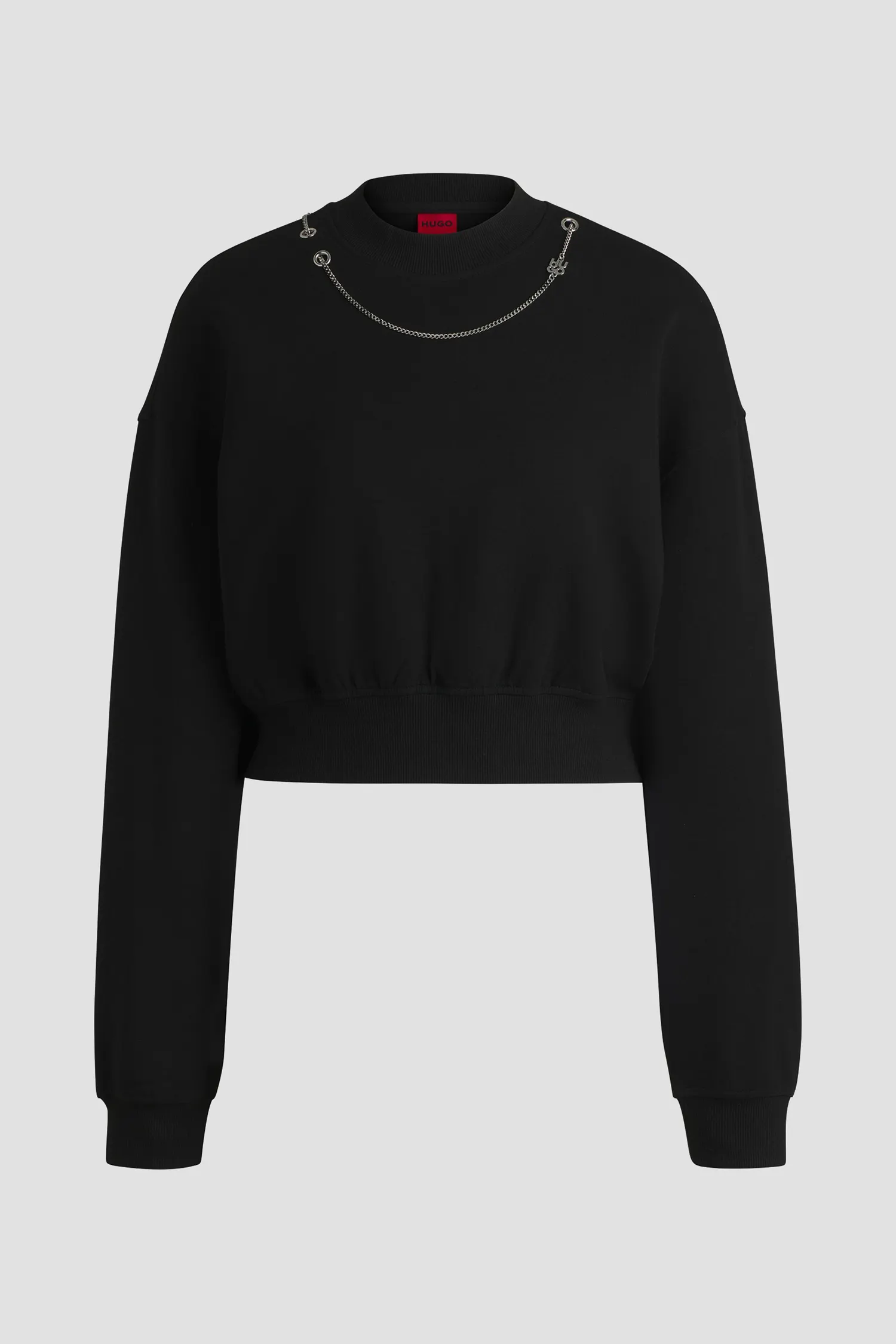 Жіночий чорний світшот 5