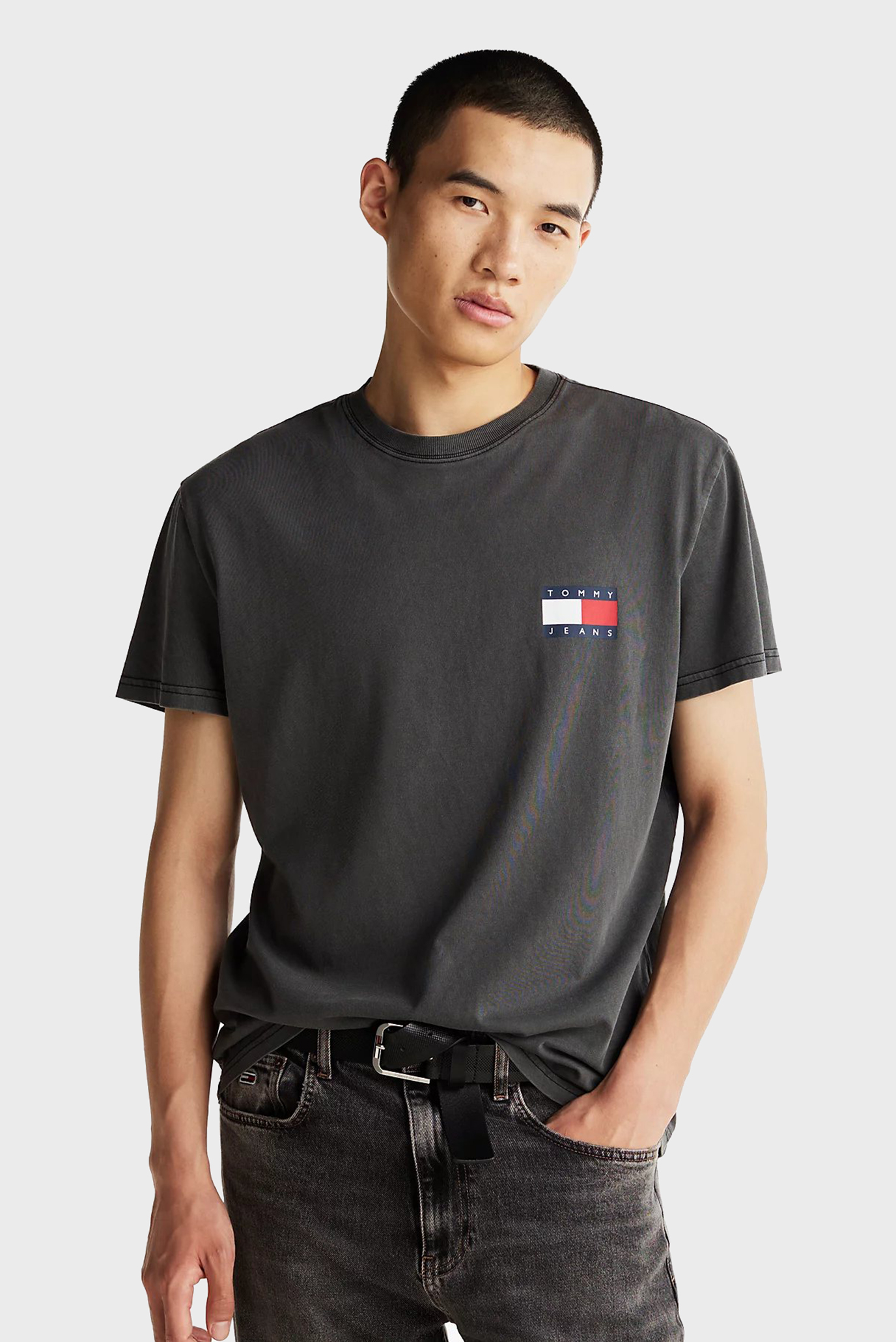 Мужская черная футболка TJM REG HERITAGE FLAG TEE EXT 1