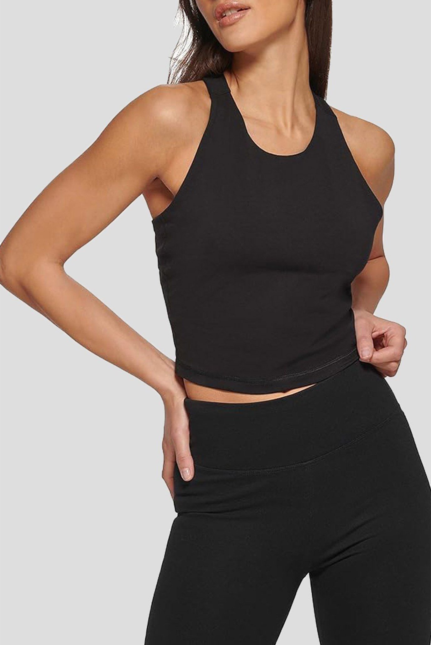 Женский черный топ Черный L DKNY DP2T8526 Женский черный топ Черный L DKNY DP2T8526