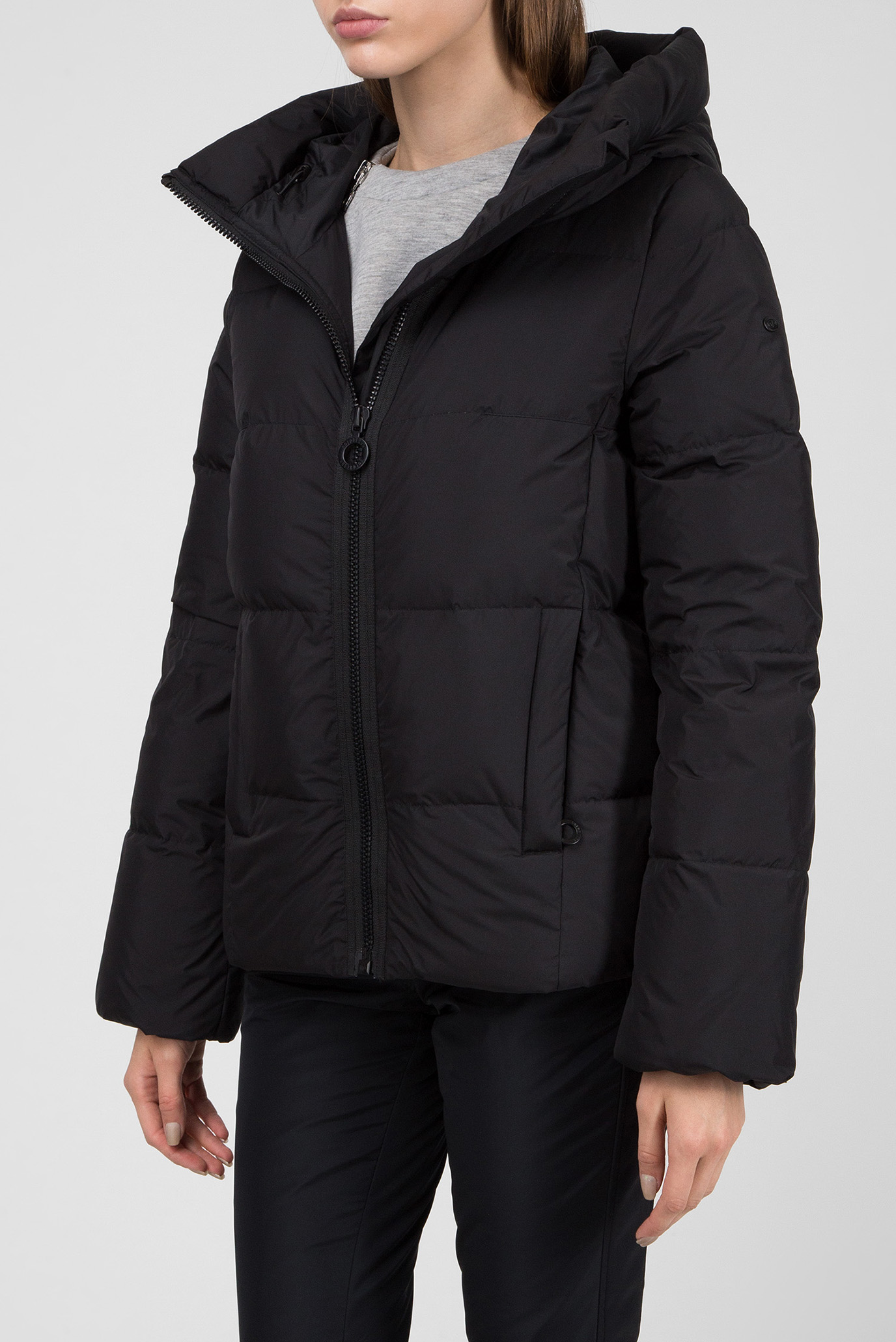 Женская черная пуховая лыжная куртка AIDA JACKET 1