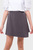 Детская темно-серая юбка-шорты
