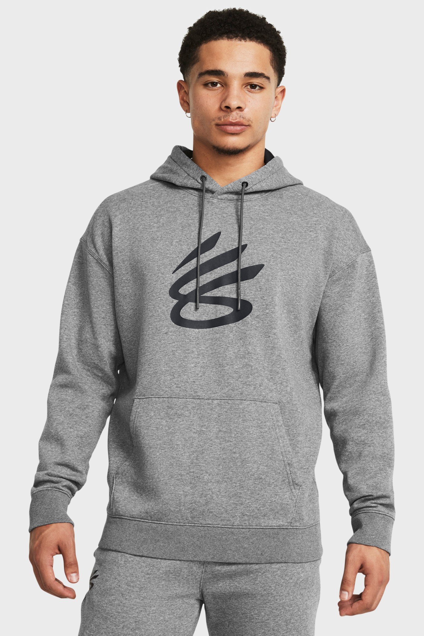 Мужское серое худи Curry Splash Hoodie 1