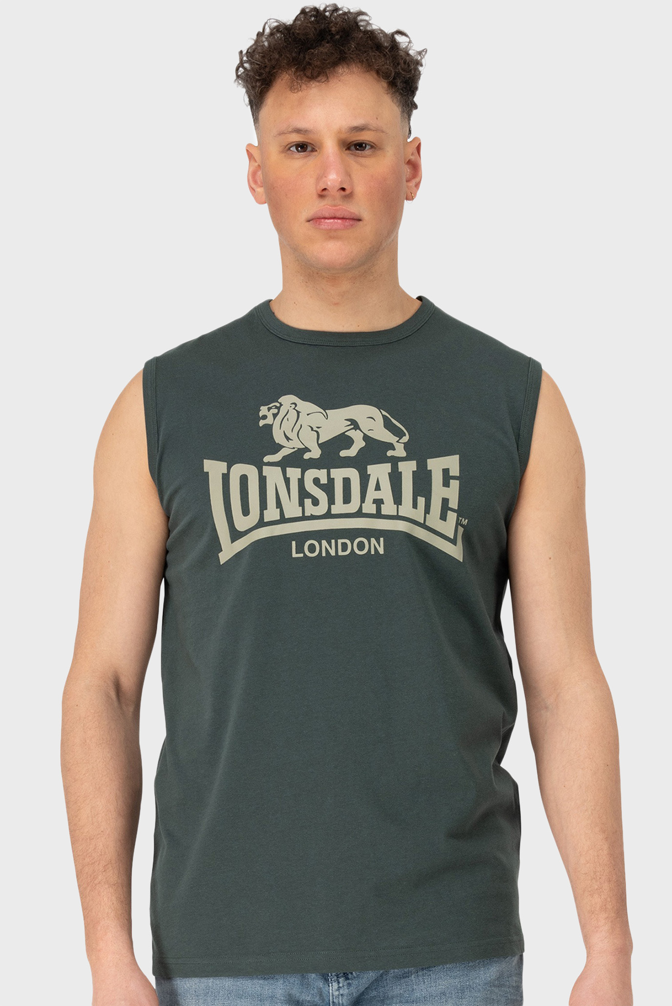 Мужская зеленая майка CLOPTON Зеленый M Lonsdale 117332 Мужская зеленая майка CLOPTON Зеленый M Lonsdale 117332