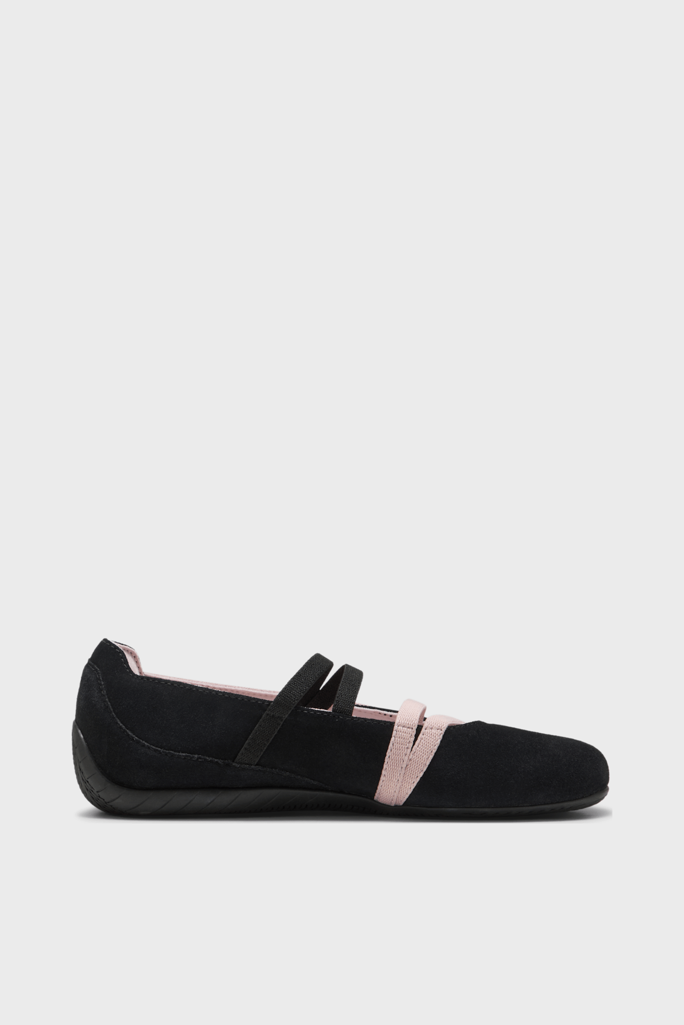 Женские черные замшевые балетки Speedcat Ballet Suede Shoes Women 1