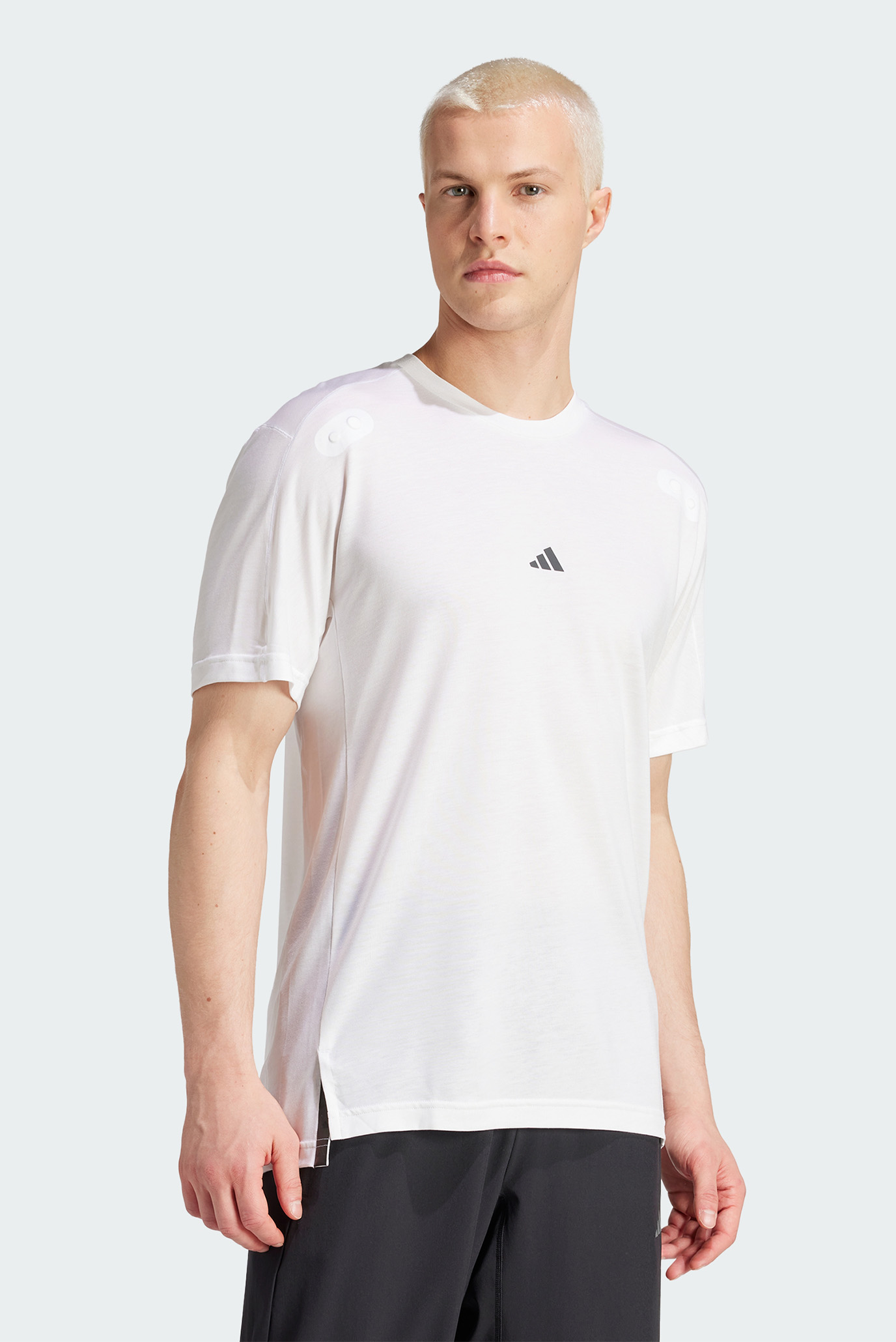 Мужская белая футболка Yoga Premium Training 1