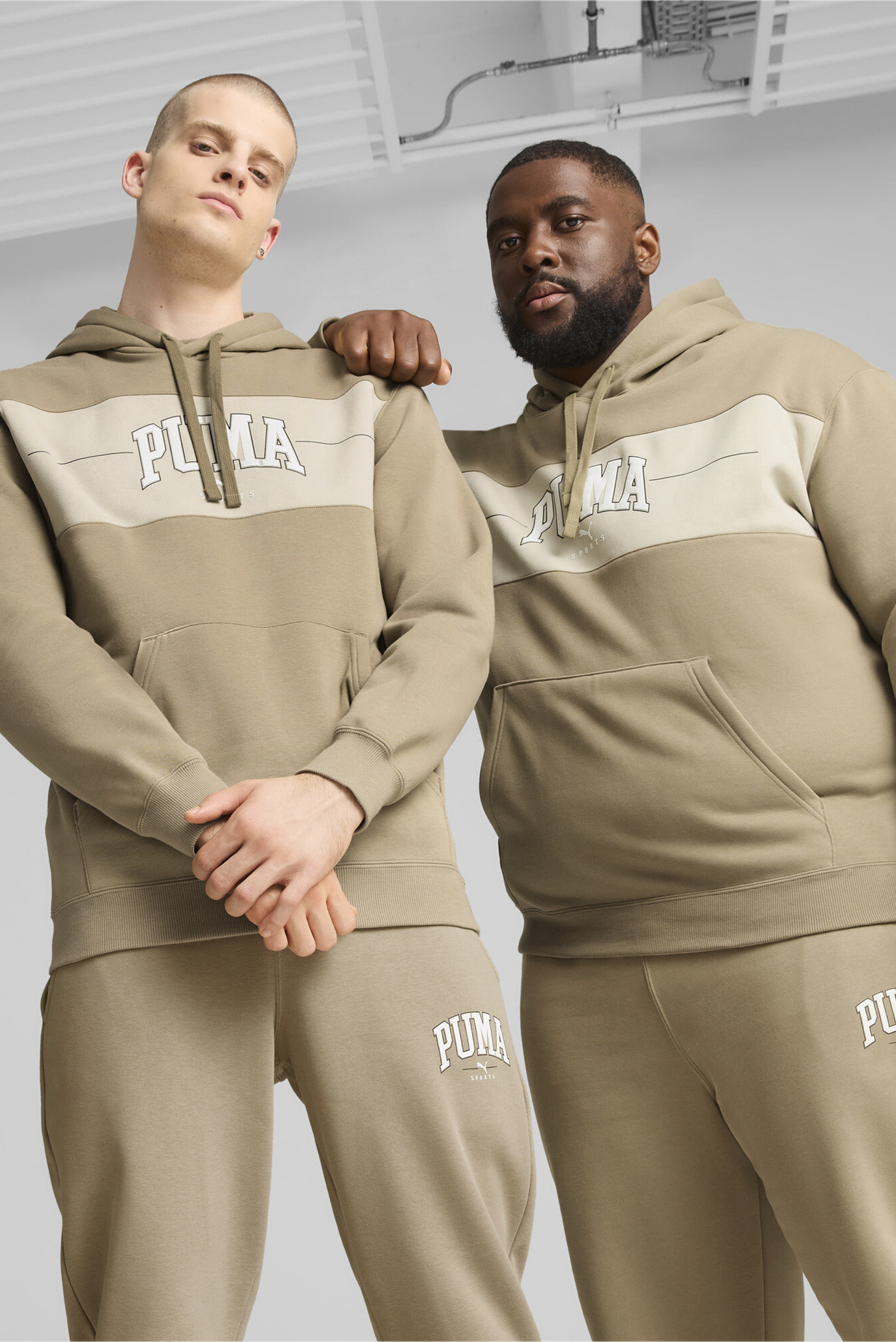 Мужское бежевое худи PUMA SQUAD Hoodie Men 1