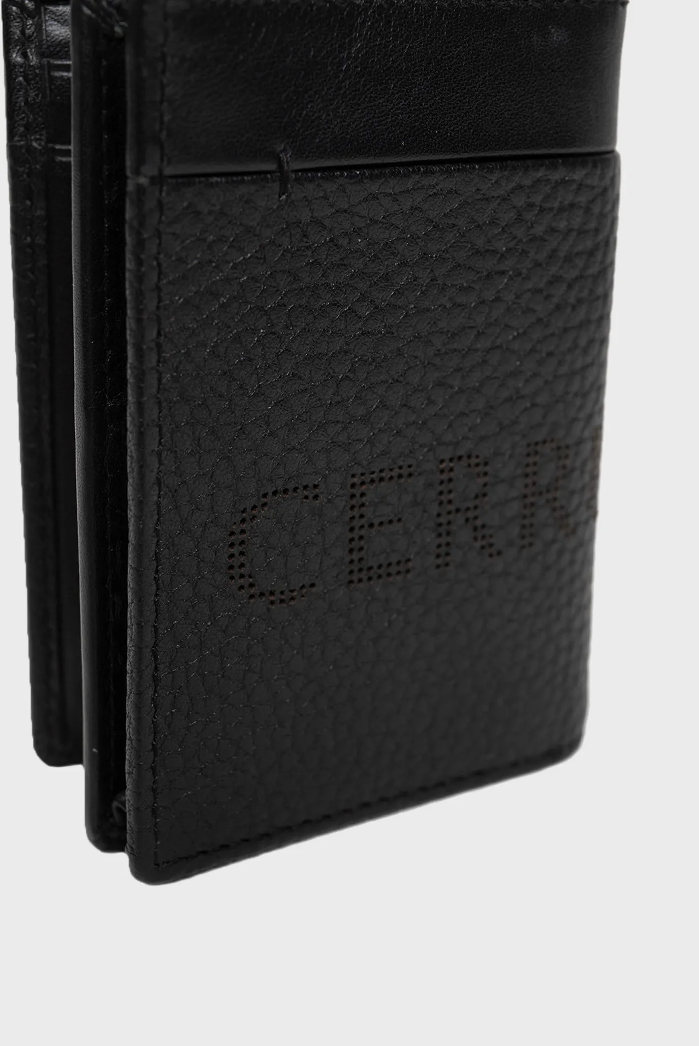 Чоловічий чорний шкіряний гаманець 4