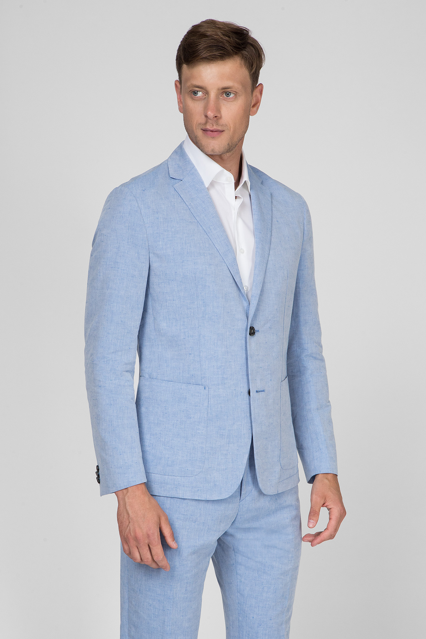 calvin klein linen blazer