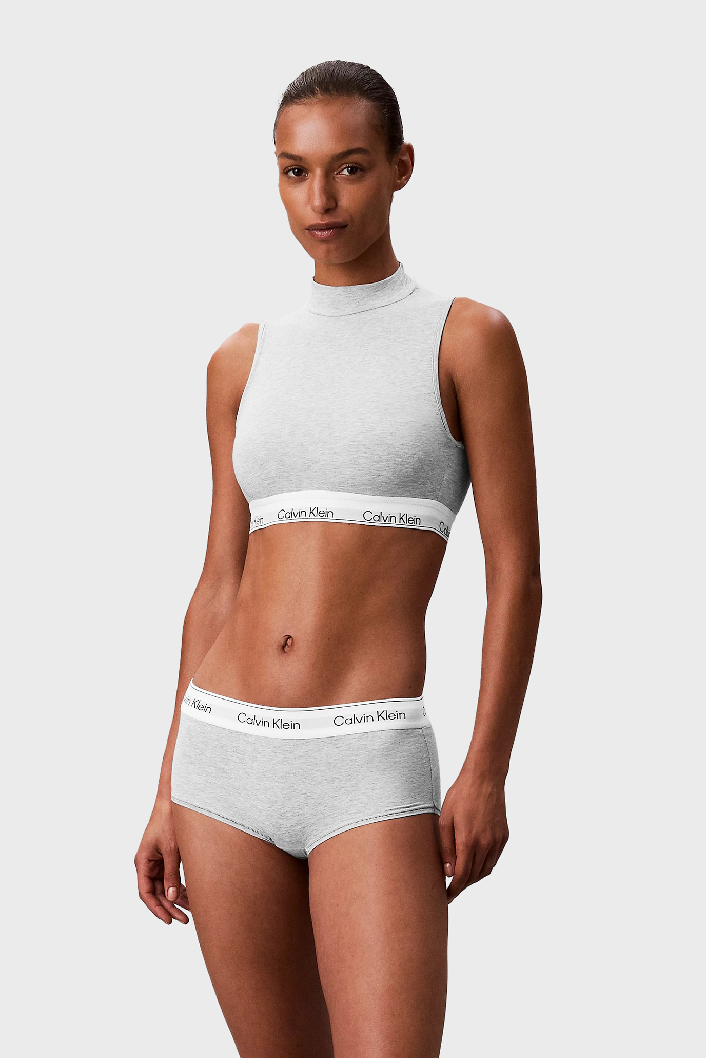 Женские серые трусики BOYSHORT Серый XS Calvin Klein LV00QF8527 Женские серые трусики BOYSHORT Серый XS Calvin Klein LV00QF8527