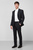 Мужской черный шерстяной костюм Super 110 (пиджак, брюки)