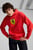 Мужское красное худи Scuderia Ferrari Race Big Shield Hoodie Men