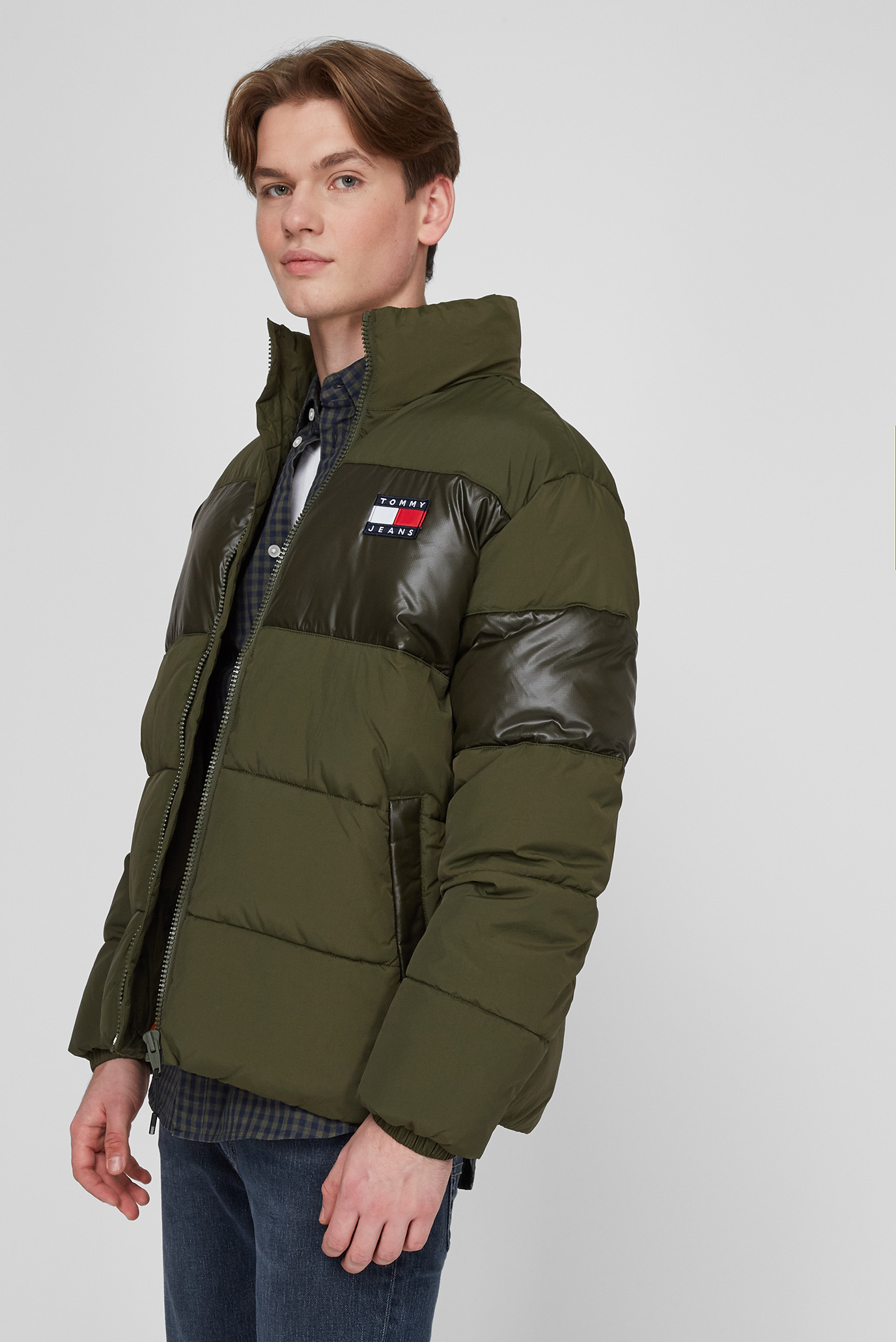 tjm tonal colorblock puffer