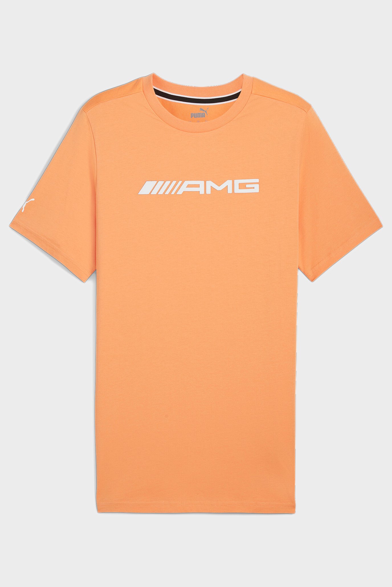 Чоловіча помаранчева футболка Mercedes-AMG Motorsport Logo Tee Men 1