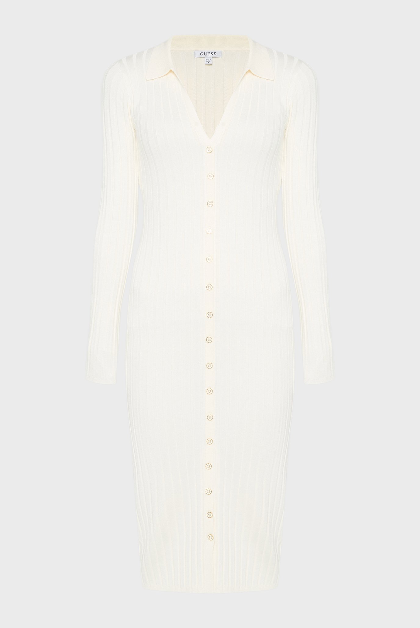 Женское белое платье Белый M Guess W5BK60.Z2YJ2;G1O6 Женское белое платье Белый M Guess W5BK60.Z2YJ2;G1O6
