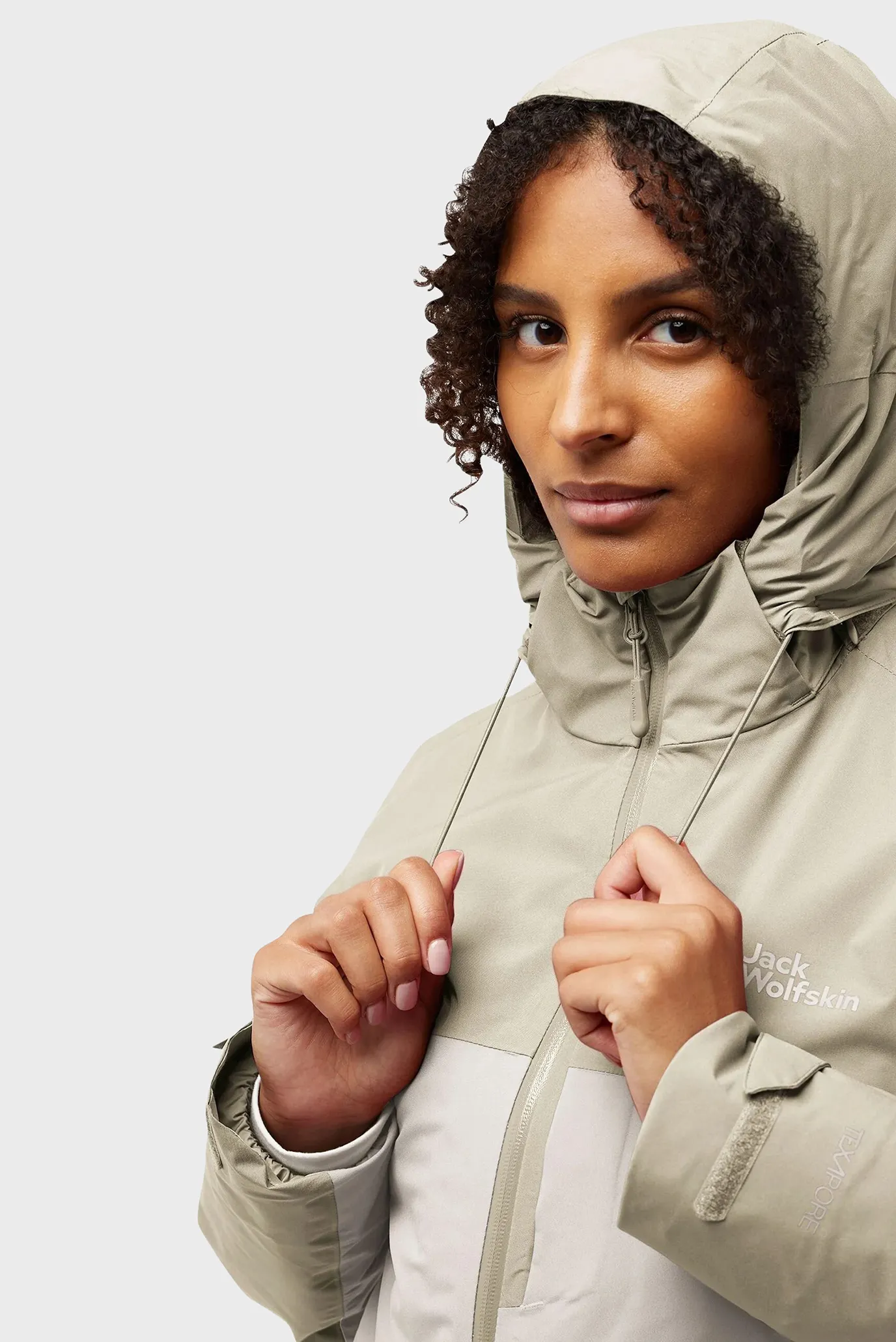 Женская бежевая куртка 3в1 11