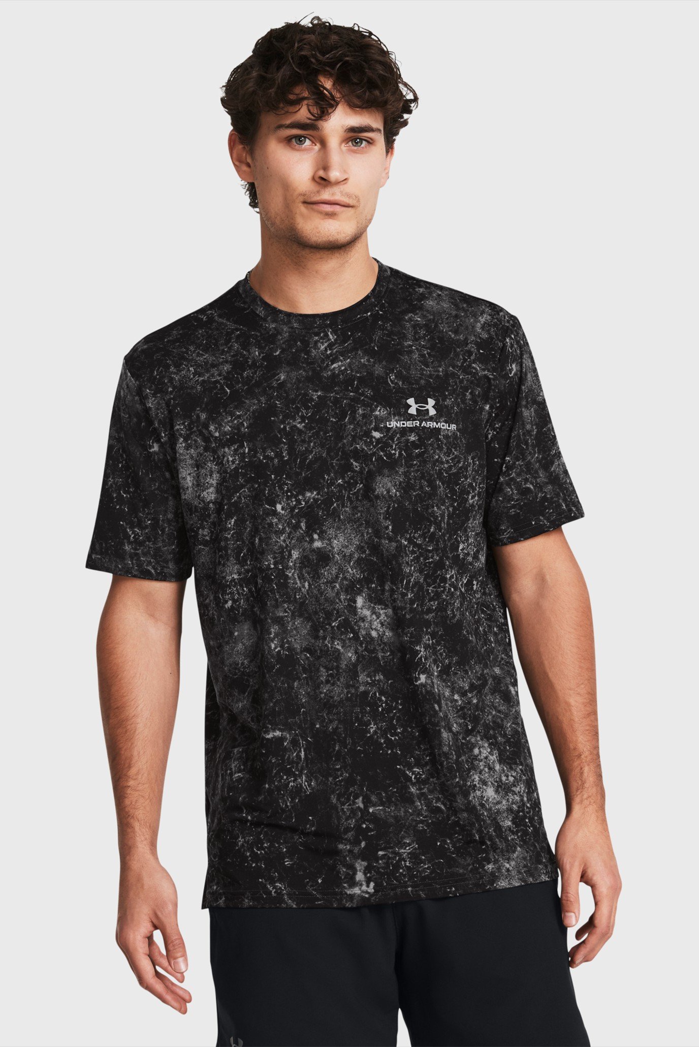 Мужская черная футболка Vanish Energy Printed SS 1